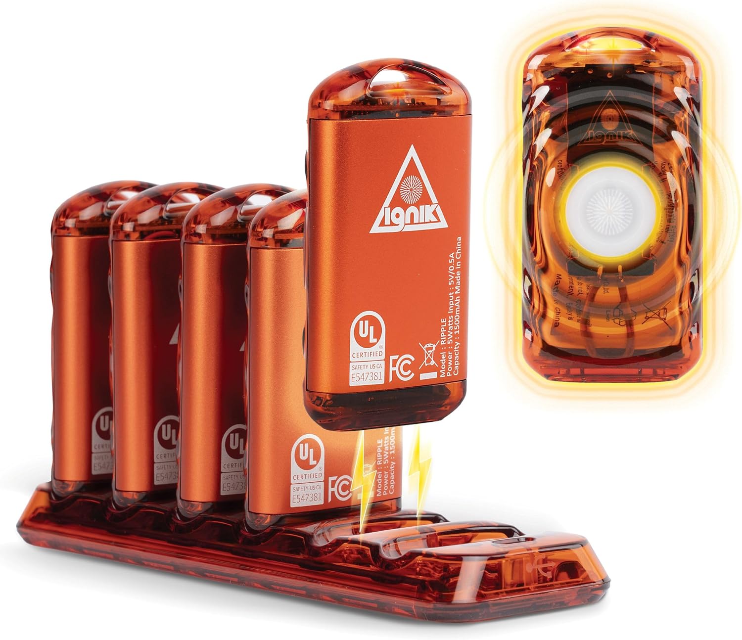 Ignik Ripple Rechargeable Hand Warmers for Skiing, Snowboarding, and Winter Sports
