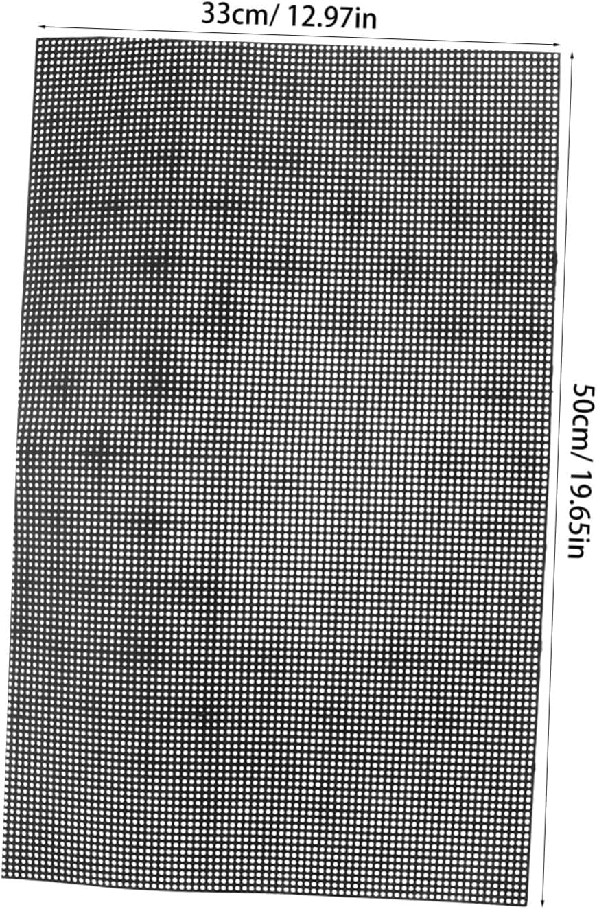 DOITOOL 3pcs Hand-Woven Bag Lining Mesh Pad for Embroidery Plastic Canvas DIY Crochet Knitting Projects