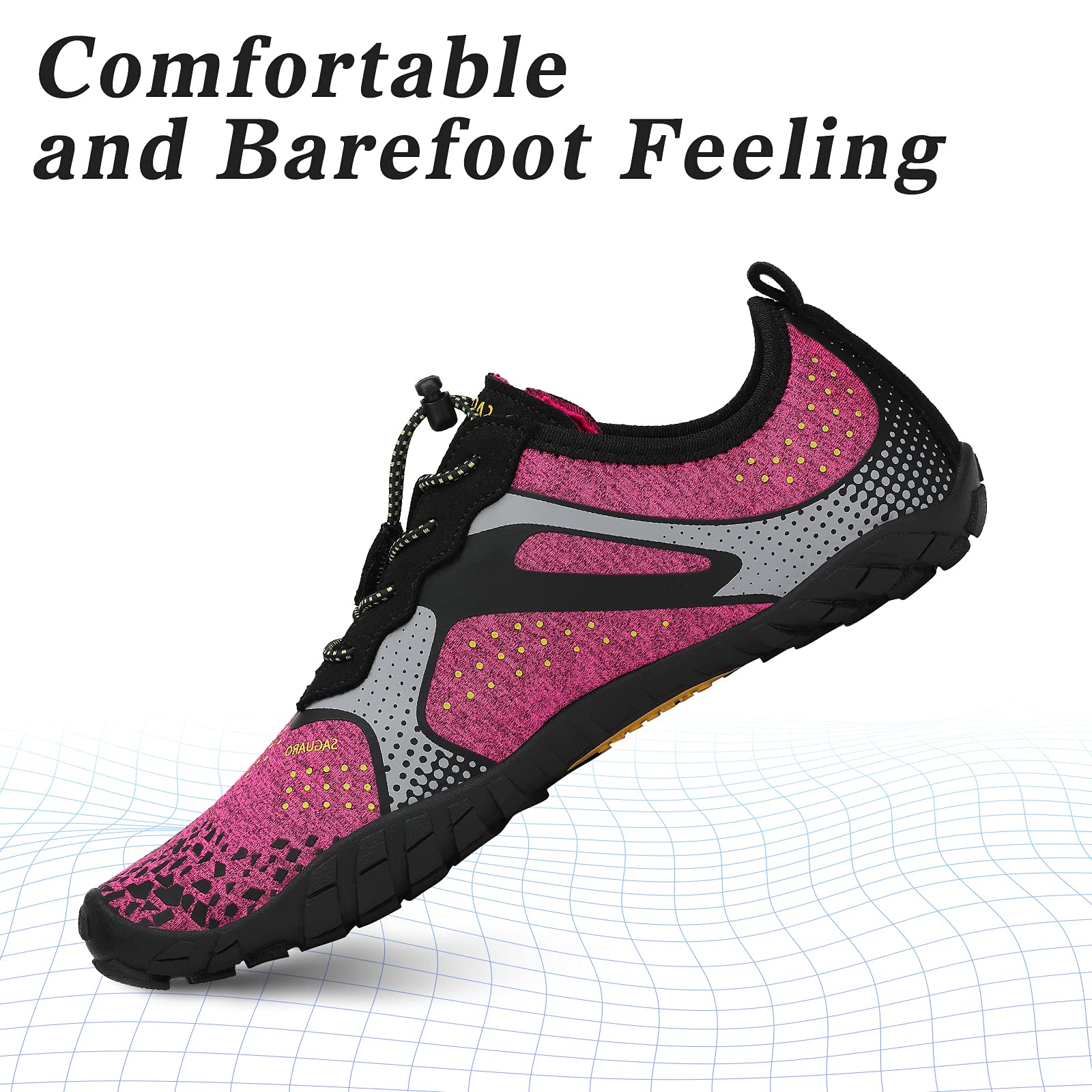 SAGUARO Scarpe Barefoot Minimaliste Uomo Donna Scarpe Outdoor e Indoor Multisport - Morbido Comode e Leggere