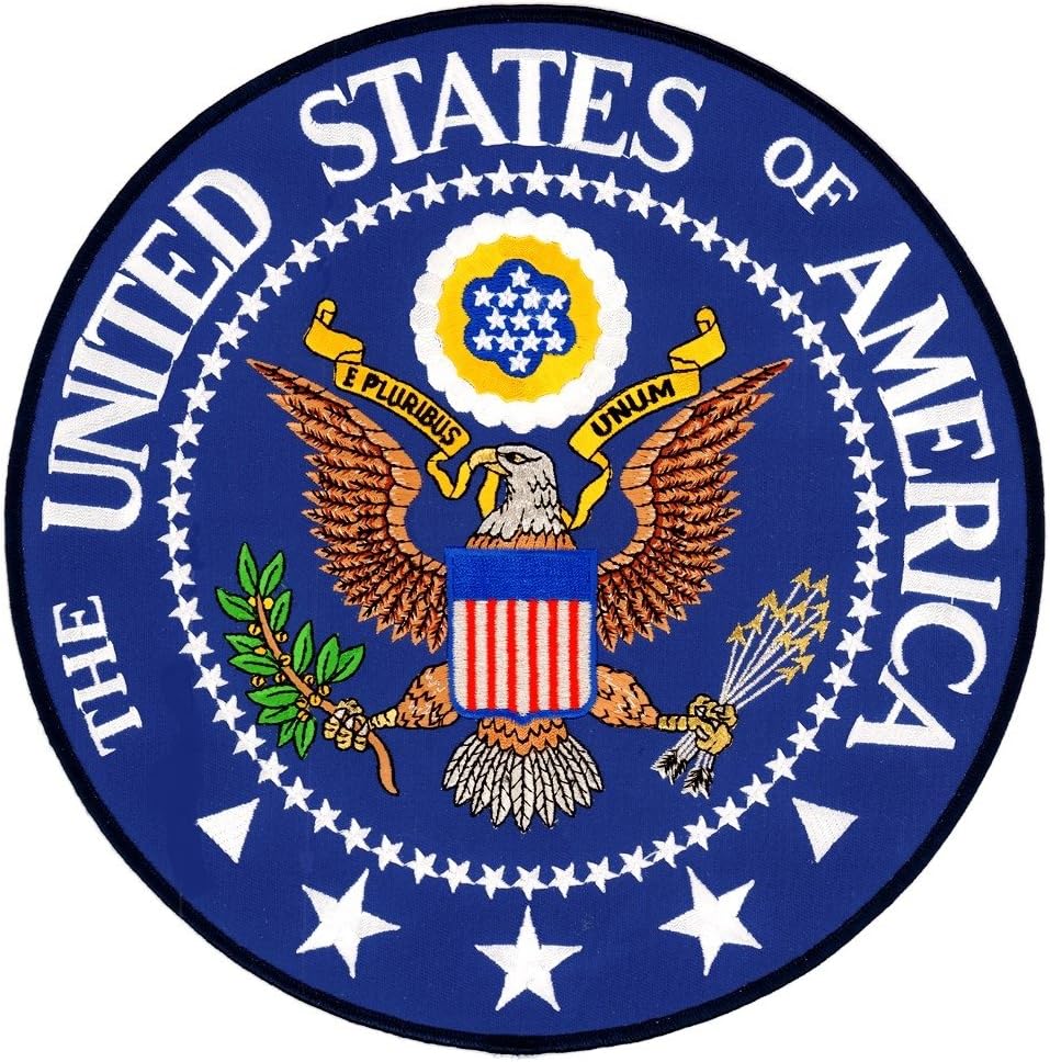 United States of America Seal Embroidered Back Patch Iron Sew RPPM8291