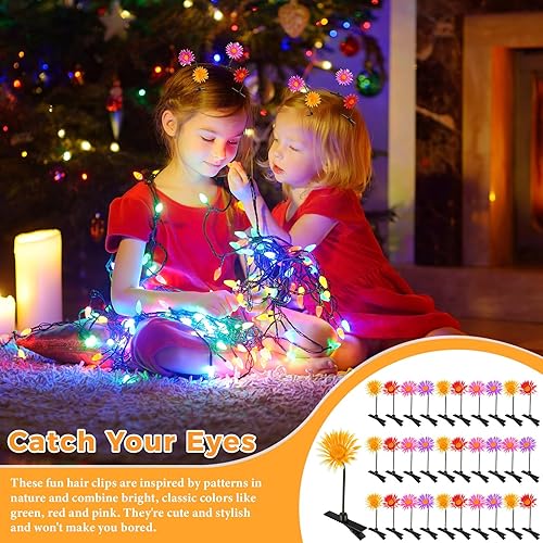 Miniatura 10 de 30 pinzas para el pelo de brotes de frijol, horquillas de plantas de estilo mixto, horquillas para el cabello, pasador de hierba, mariposa,