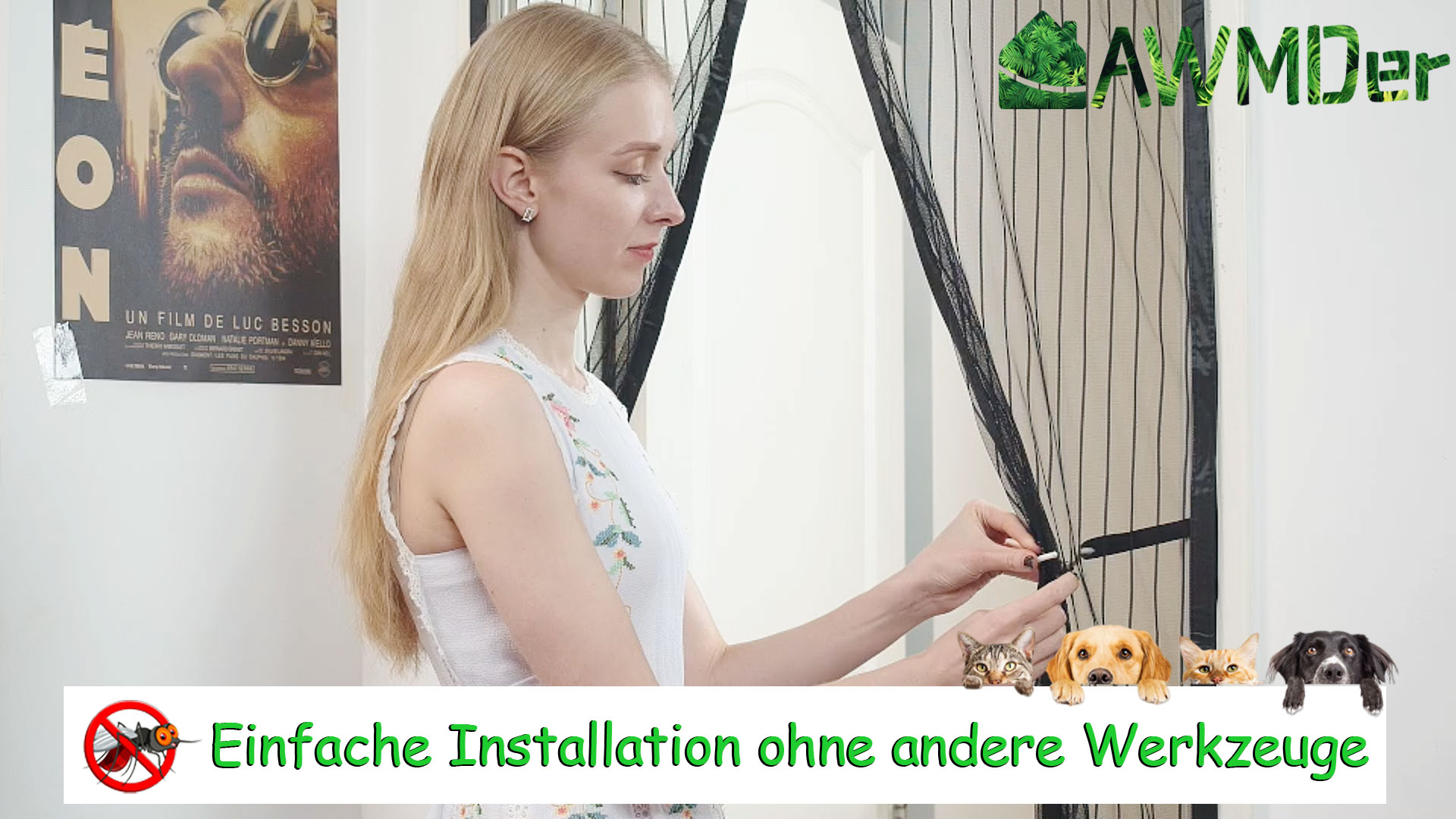 Magnet Fliegengitter Tür 140x205 Cm – Insektenschutz Ohne Bohren, Schwarz, Für Balkon- & Terrassentür