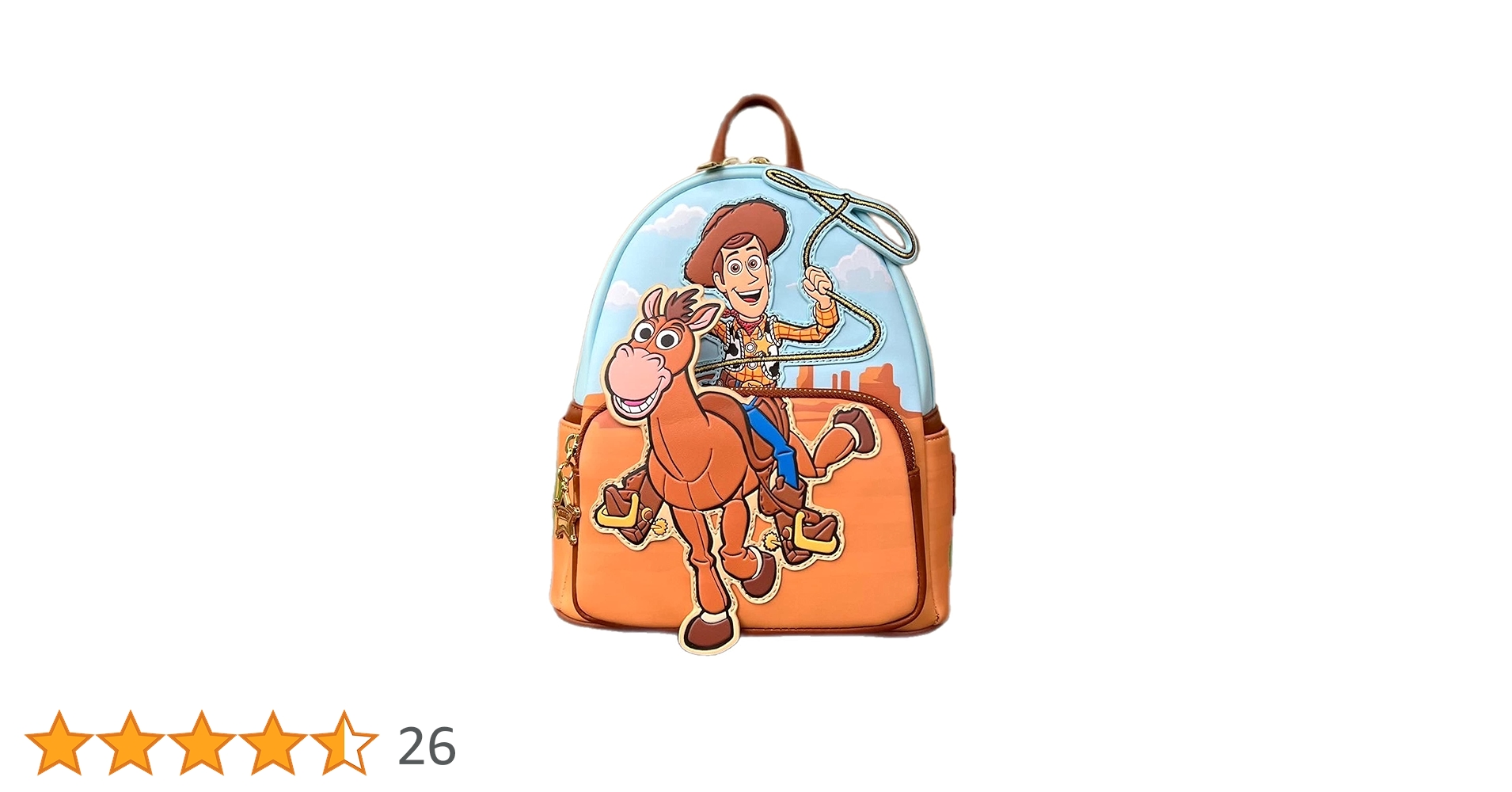 Loungefly Disney Pixar Toy Story Woody and Bulleye Mini backpack