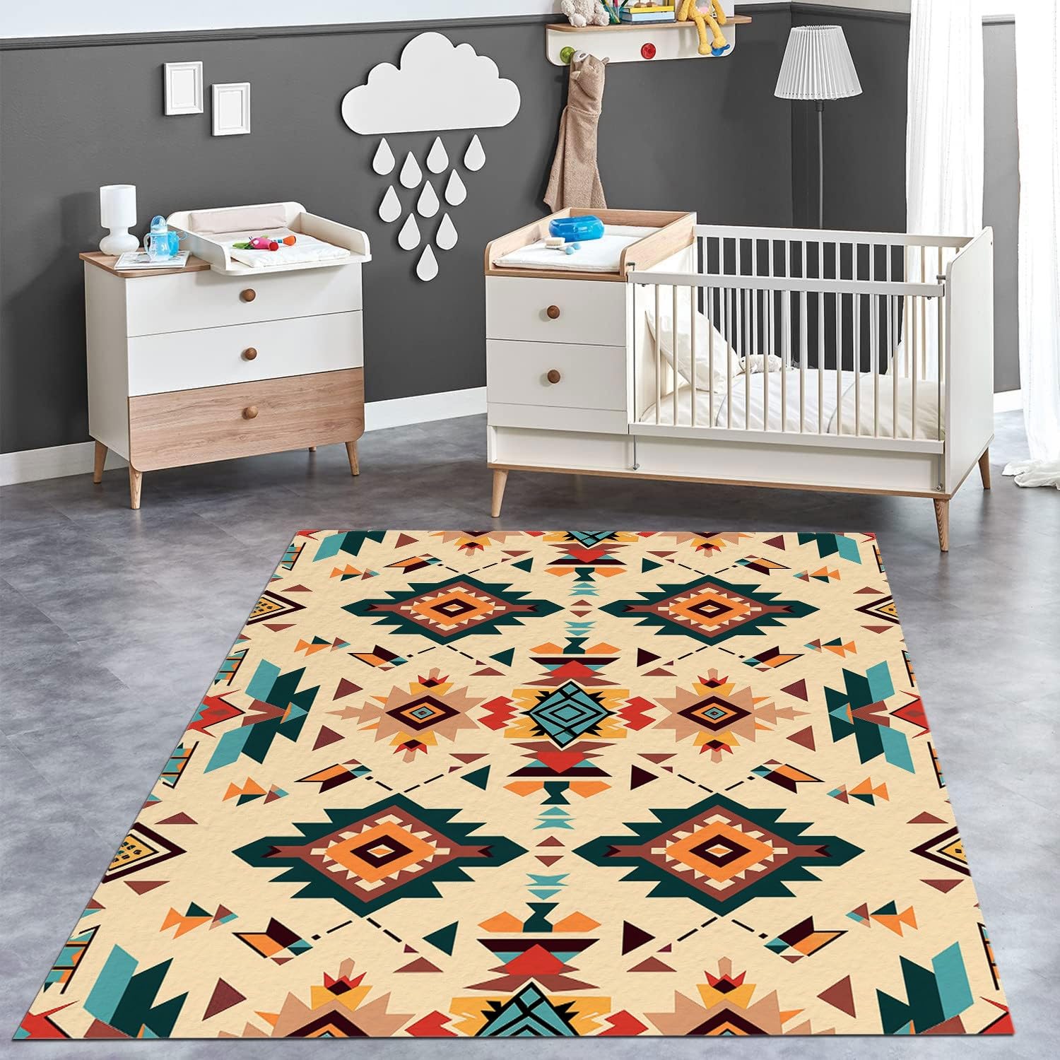 Interieur05 rond vloerkleed Gapo beige - 180 x 180 cm | Leen Bakker