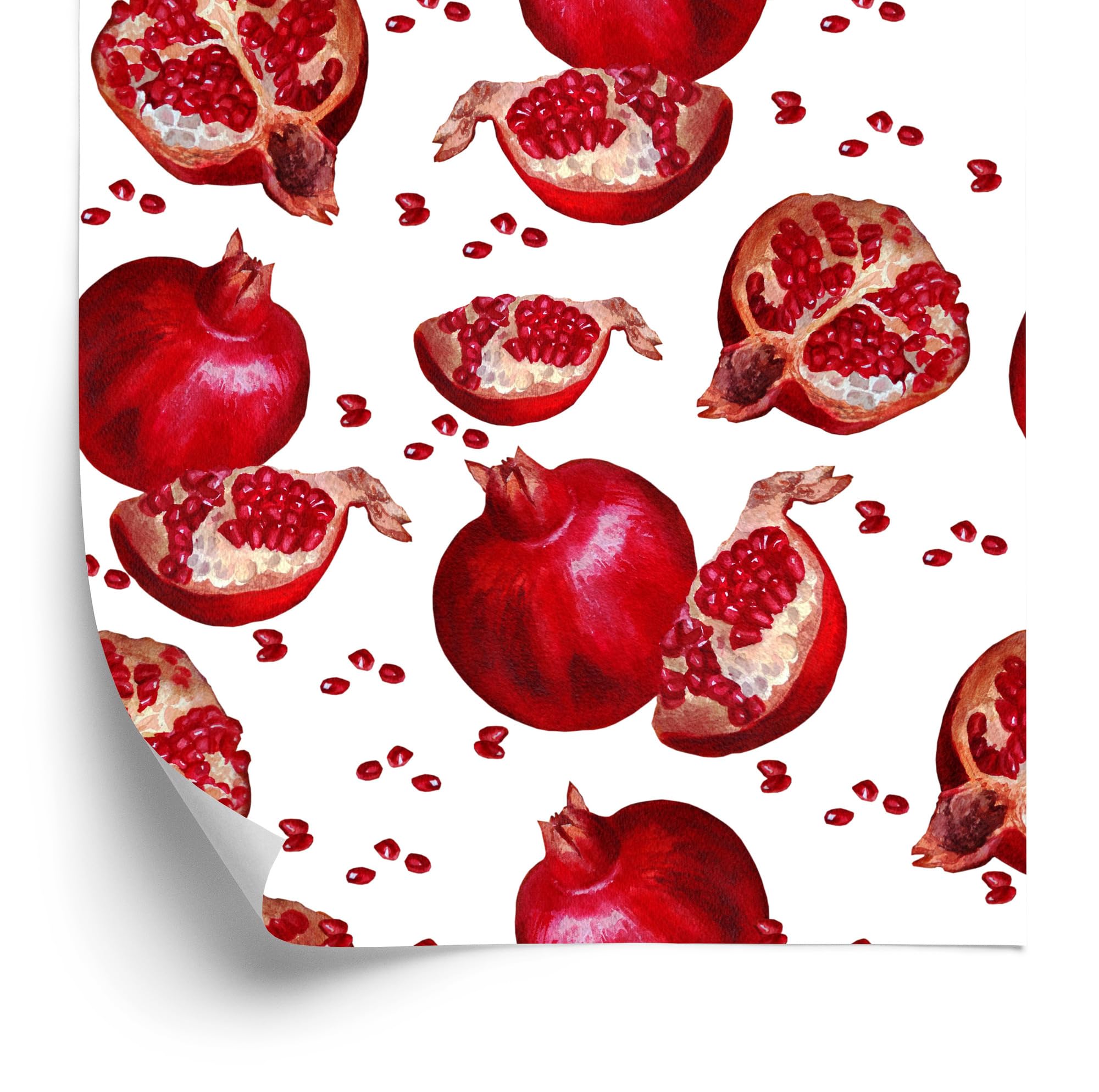 Decoración de Pared, Frutas y naturaleza, 50 x 1000 cm