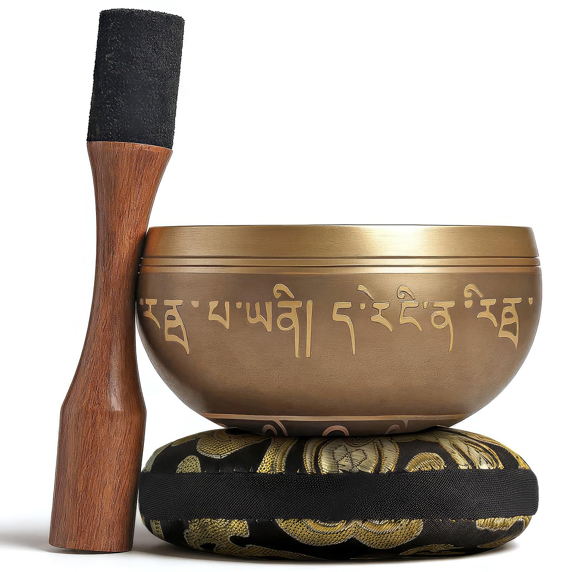 Snapklik.com : Handmade Tibetan Etched Singing Bowl Set Sound Bowl ...
