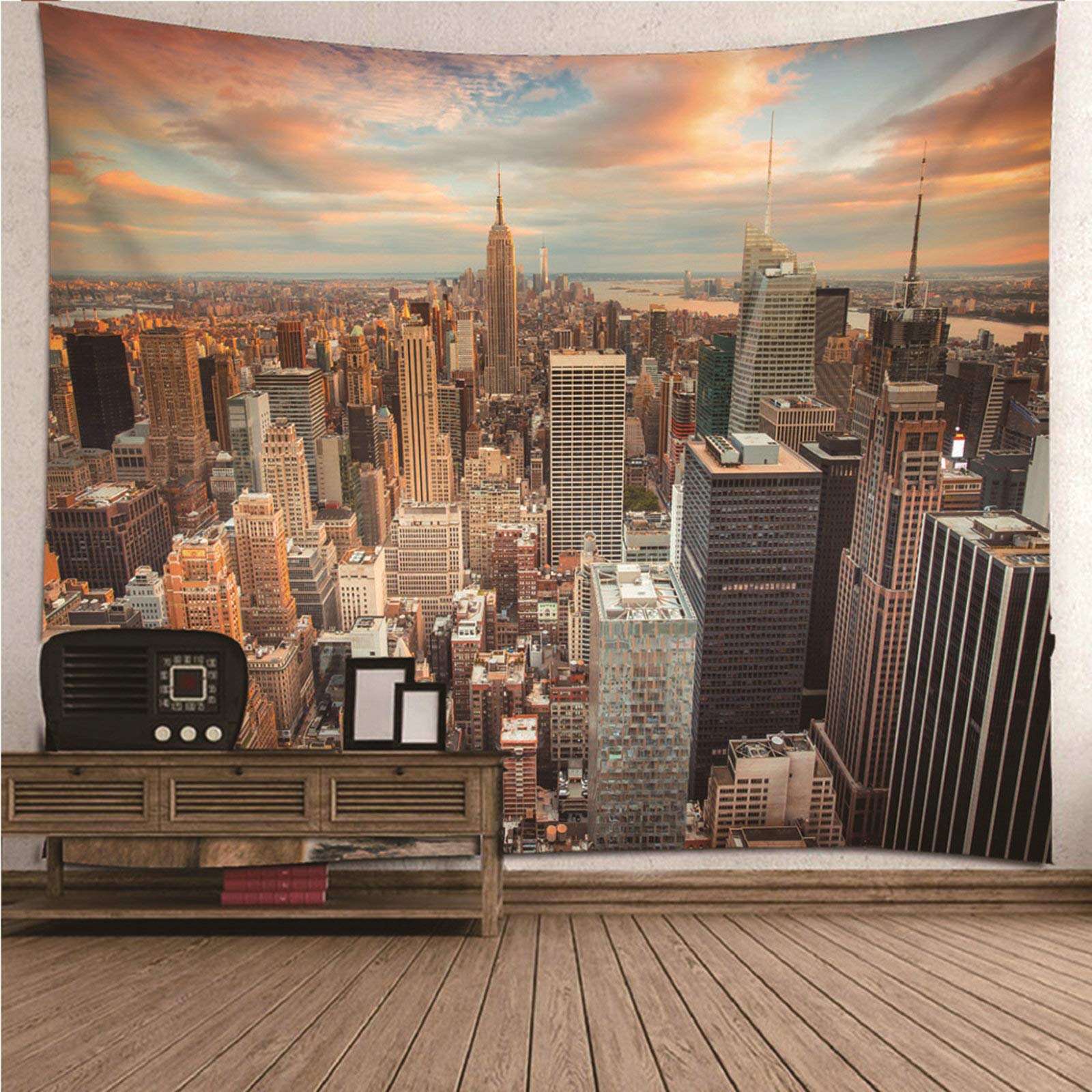KnSam Tapiz de Pared Multifuncional 150x150 para una Decoración Urbana y Salidas a la Playa