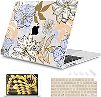 Vista 1 de Mektron Diseñada para MacBook Air 2025/2024/2023 de 15 PULGADAS M4 A3241 /M3 A3114 /M2 A2941, Carcasa de Cubierta Rígida de Plástico Impreso