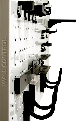 Miniatura 7 de Wall Control - Tablero de clavijas para pared, paquete de 3 tableros de clavijas horizontales de metal de 16 pulgadas de alto x 32 pulgadas