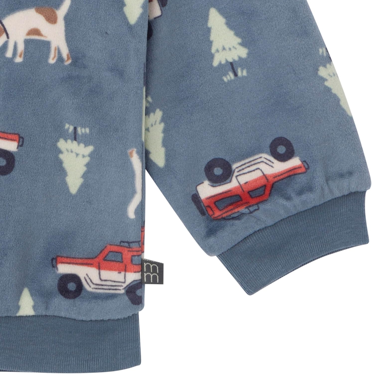 Modern Moments by Gerber baby-girls Toddler Bunny Fleece 2-piece Sweater & Pant Pajama Set - Image 5