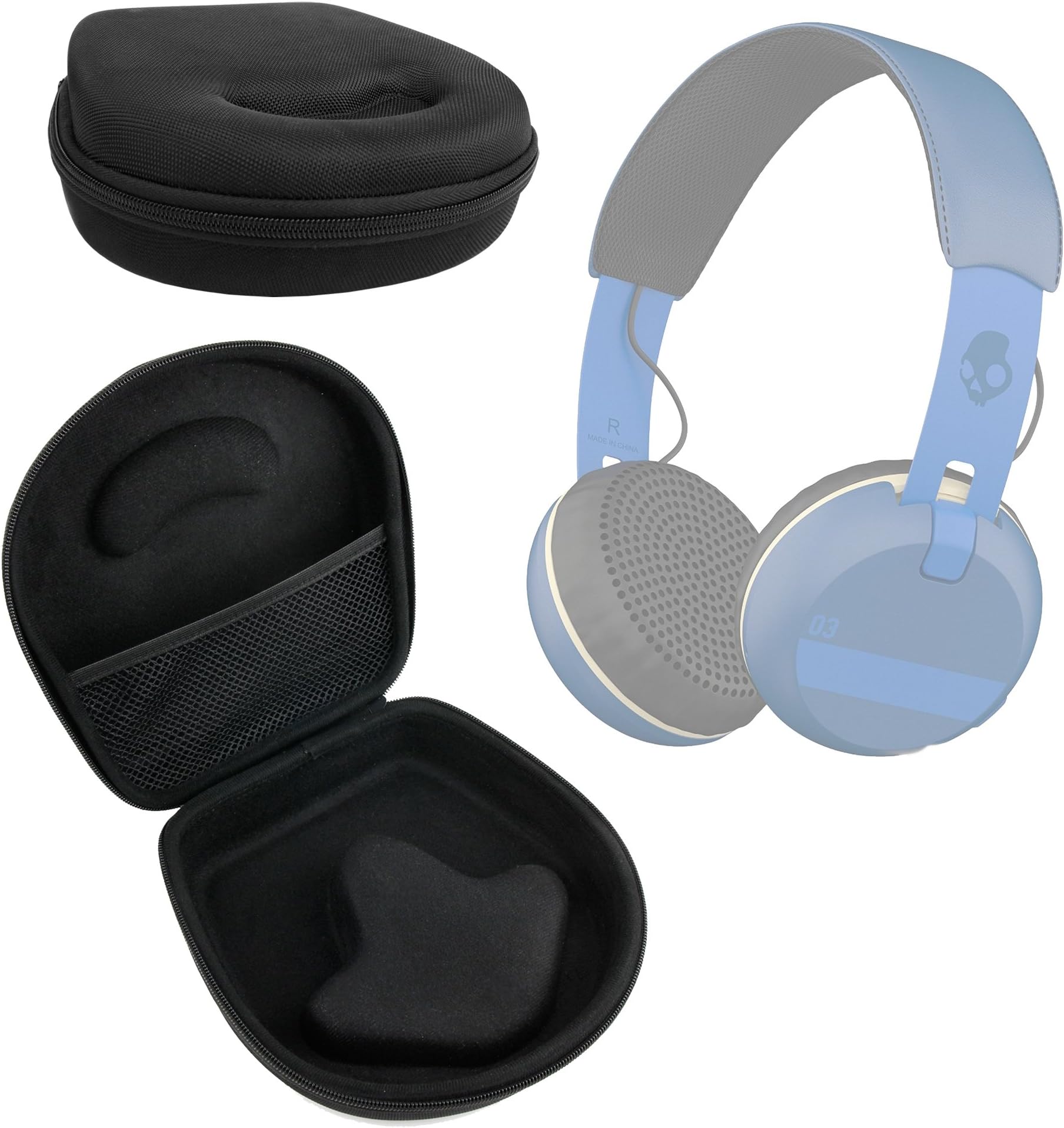 Duragadget Hard Case for JBL Tune 600 BTNC (600BTNC), Tune 500 / 500BT Audio Headphones