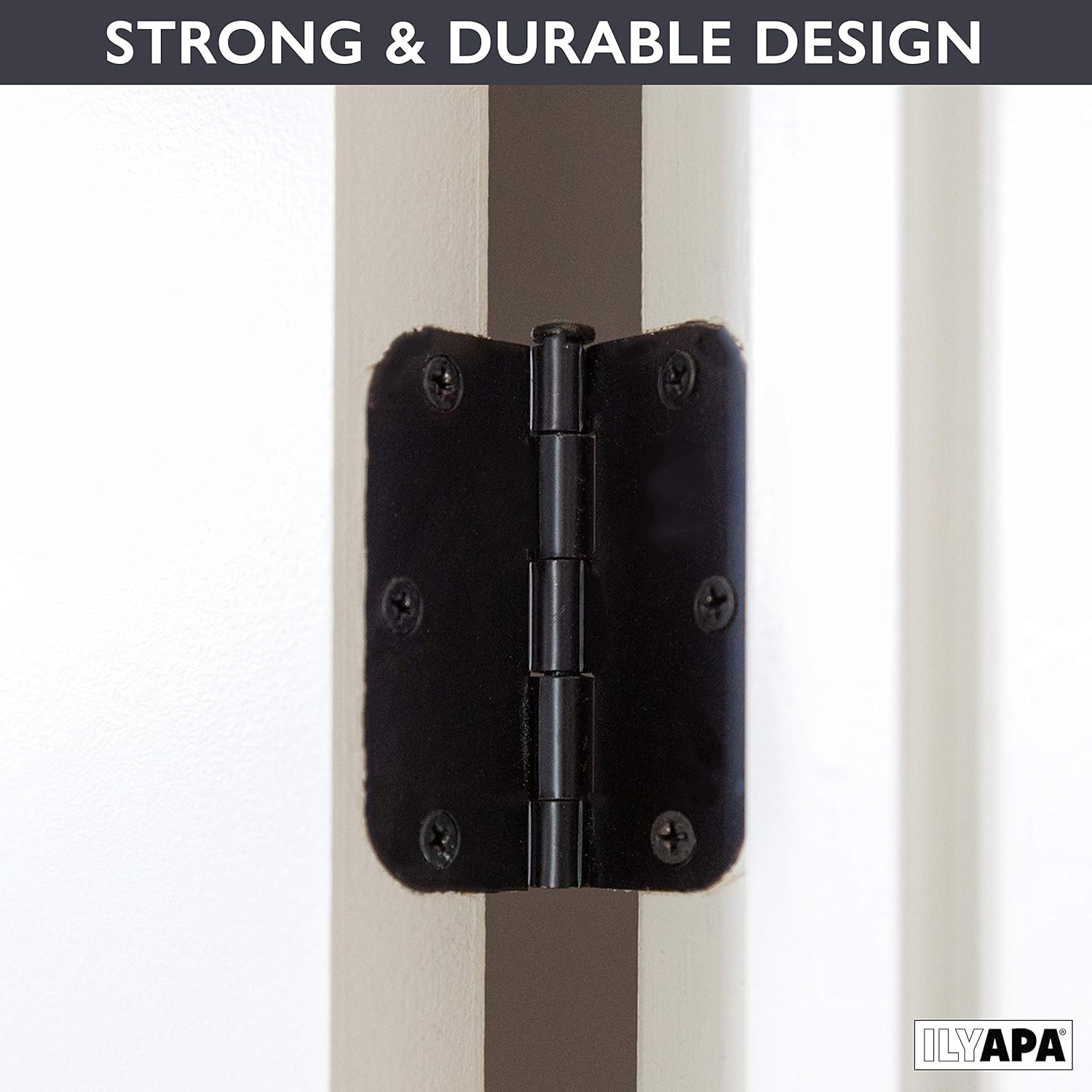 Bеѕt Sеllеr Ilyapa 18 Pack Oil Rubbed Bronze Door Hinges - 3.5 x 3.5 Inch Interior Door Hinges for Doors Antique Bronze Door Hinges with 5/8 Radius Corners