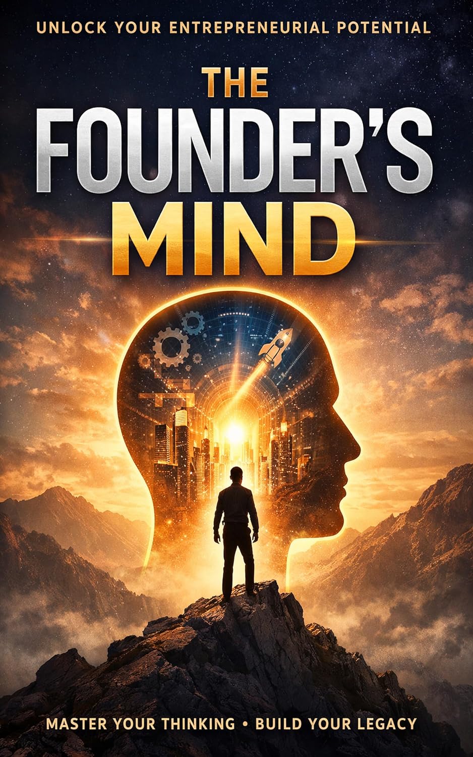 The Founder's Mind: How to Think Like a Builder: Rewiring Your Brain for Risk, Resilience, and Relentless Growth (Mindset & Motivation for Entrepreneurs)