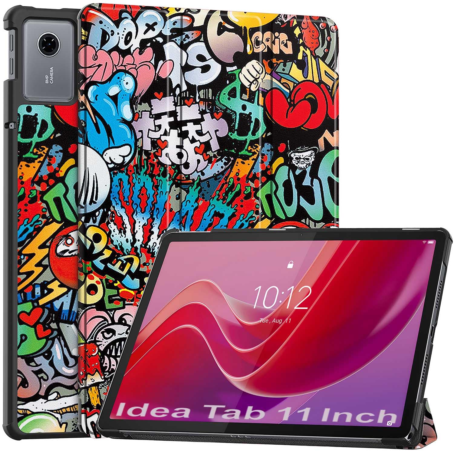 ProElite Cover for Lenovo idea Tab 11 inch 2025 Cover Case, Sleek Smart Flip Case Cover for Lenovo idea Tab 11 inch 2025 Tablet (Support Auto Sleep Wake), Hippy-image-39