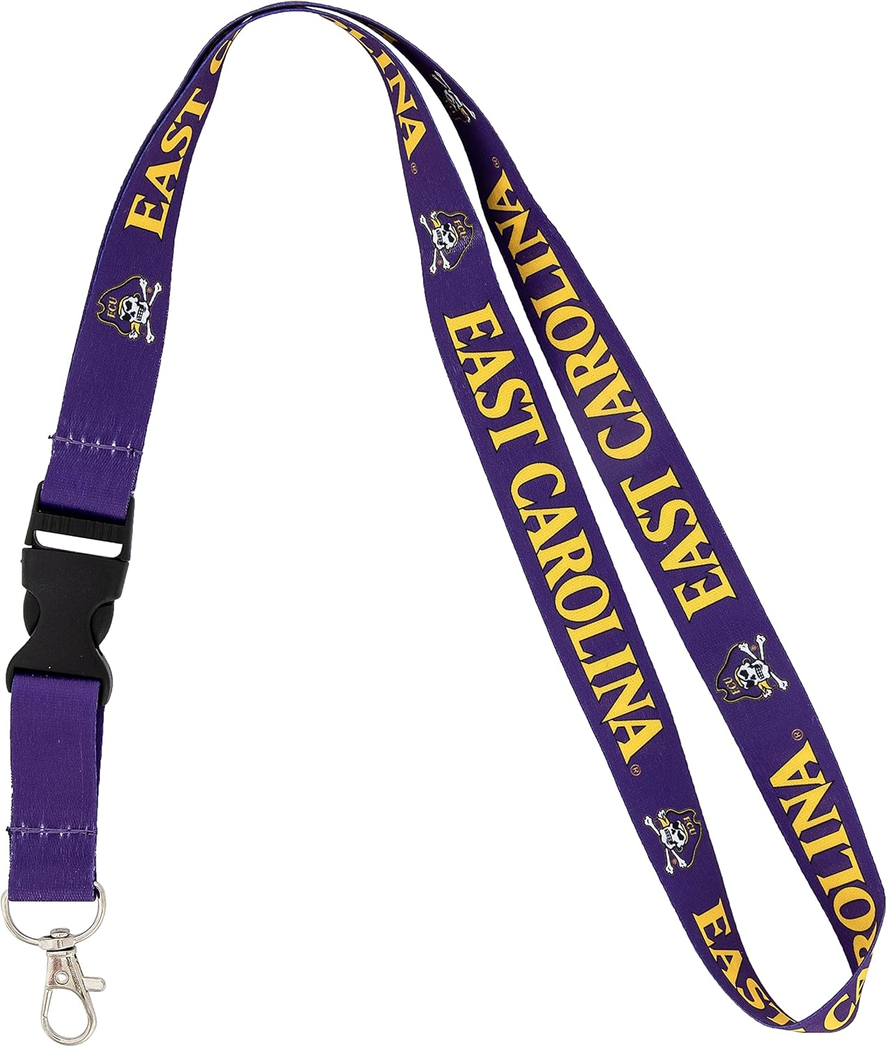 Desert Cactus East Carolina University Lanyard ECU Car Keys ID Badge Holder Keychain Detachable Breakaway Snap Buckle