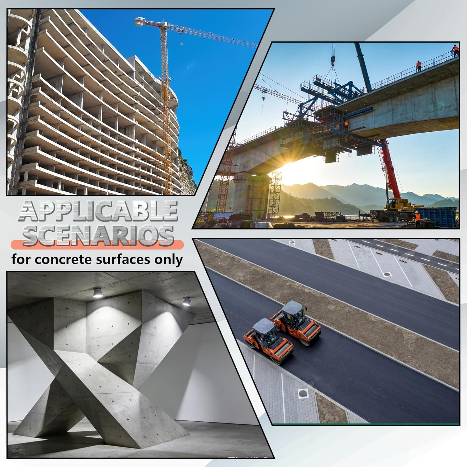 ZC3-A Concrete Rebound Tester Kit, Mechanical Schmidt Hammer with 10-60 MPa (1450-8700 psi) Range, Portable Tool for Concrete Strength Evaluation on Buildings, Bridges, Roads, Includes Operation Guide