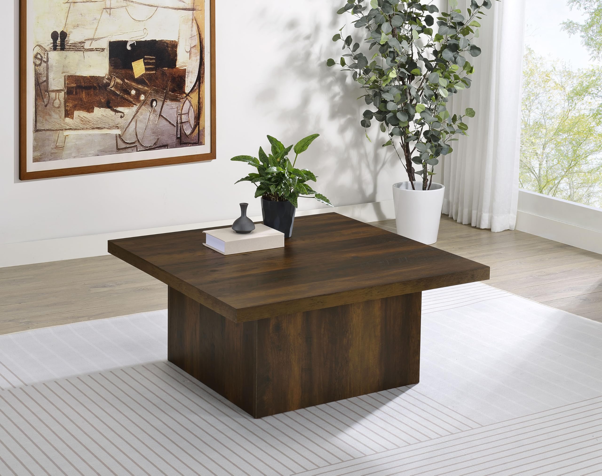 Coaster Fine Furniture Coaster Home Furnishings - Devar - Wood - Square Coffee T — product photo