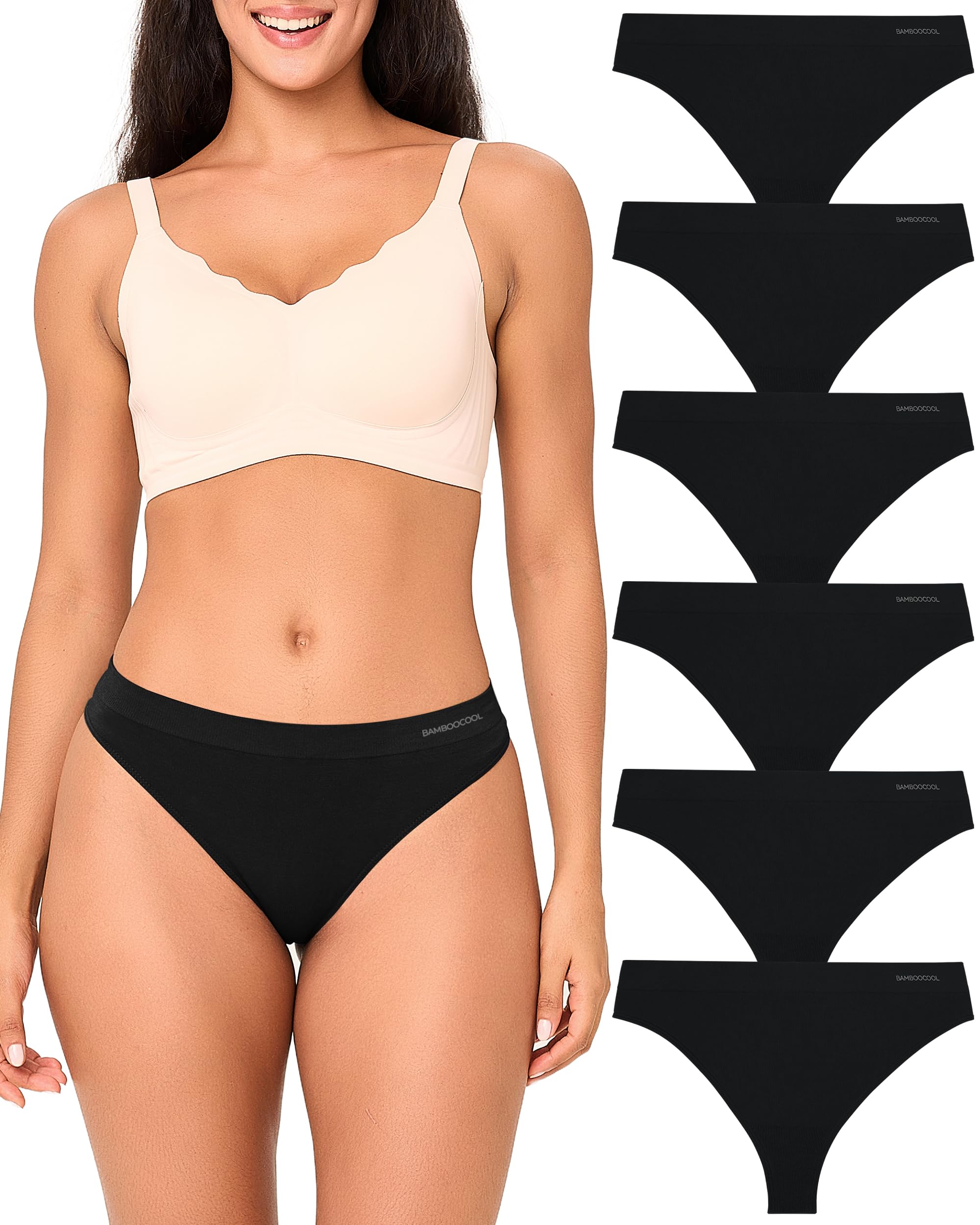 BAMBOO COOL Thong 6-Pack