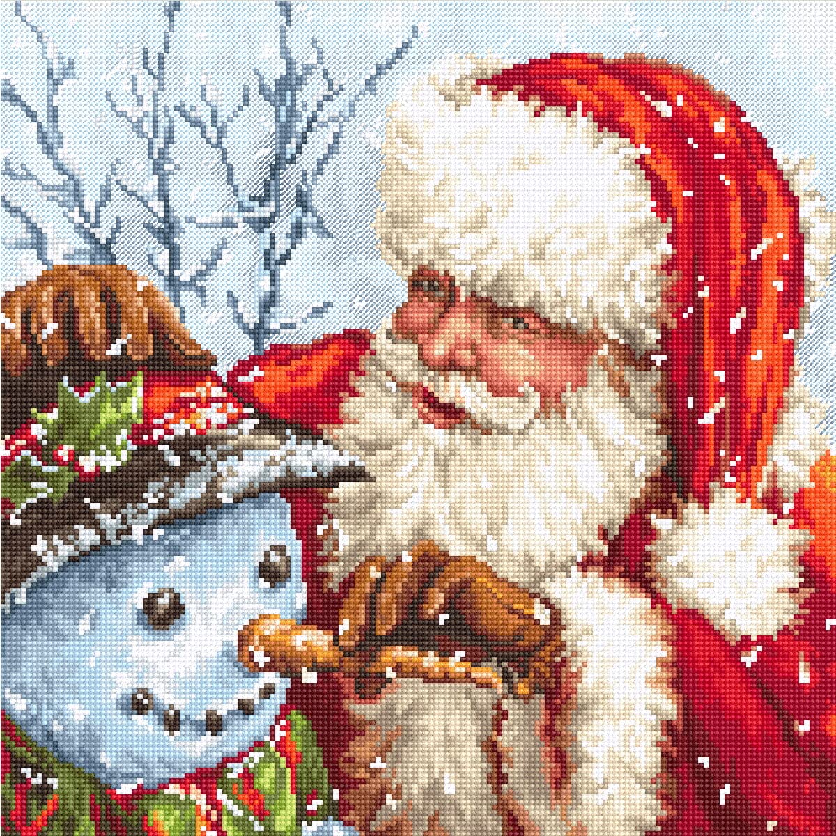 Letistitch Multicoloured Leti919 Cross Stitch Kit, Multi-Colour, 25 X 25 Cm