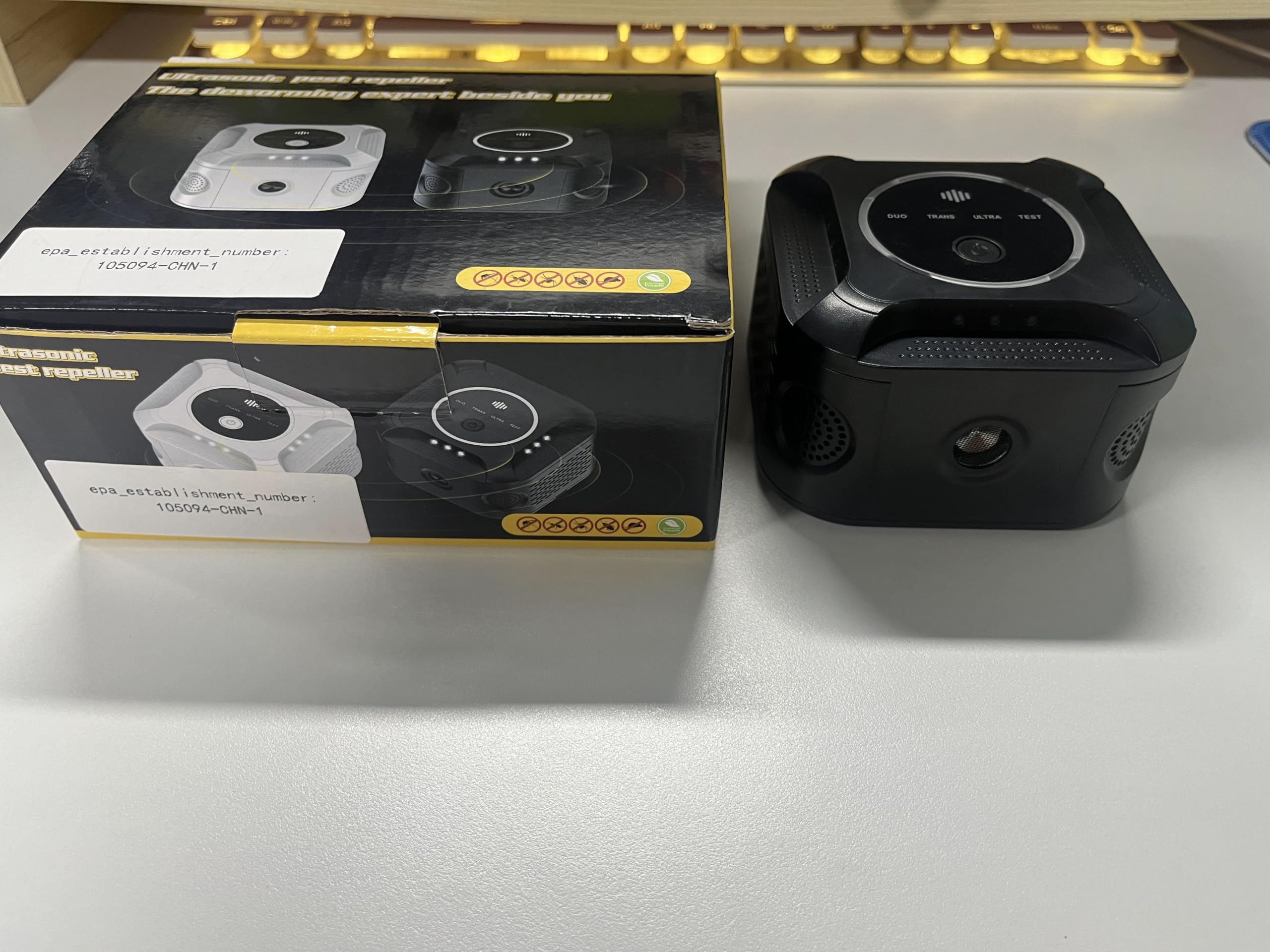 Repelente ultrasónico de ratones de 360° para control de plagas en interiores para roedores, ratones, ratas, ardillas, murciélagos, cucarachas, arañas, hormigas, insectos, dispositivo repelente