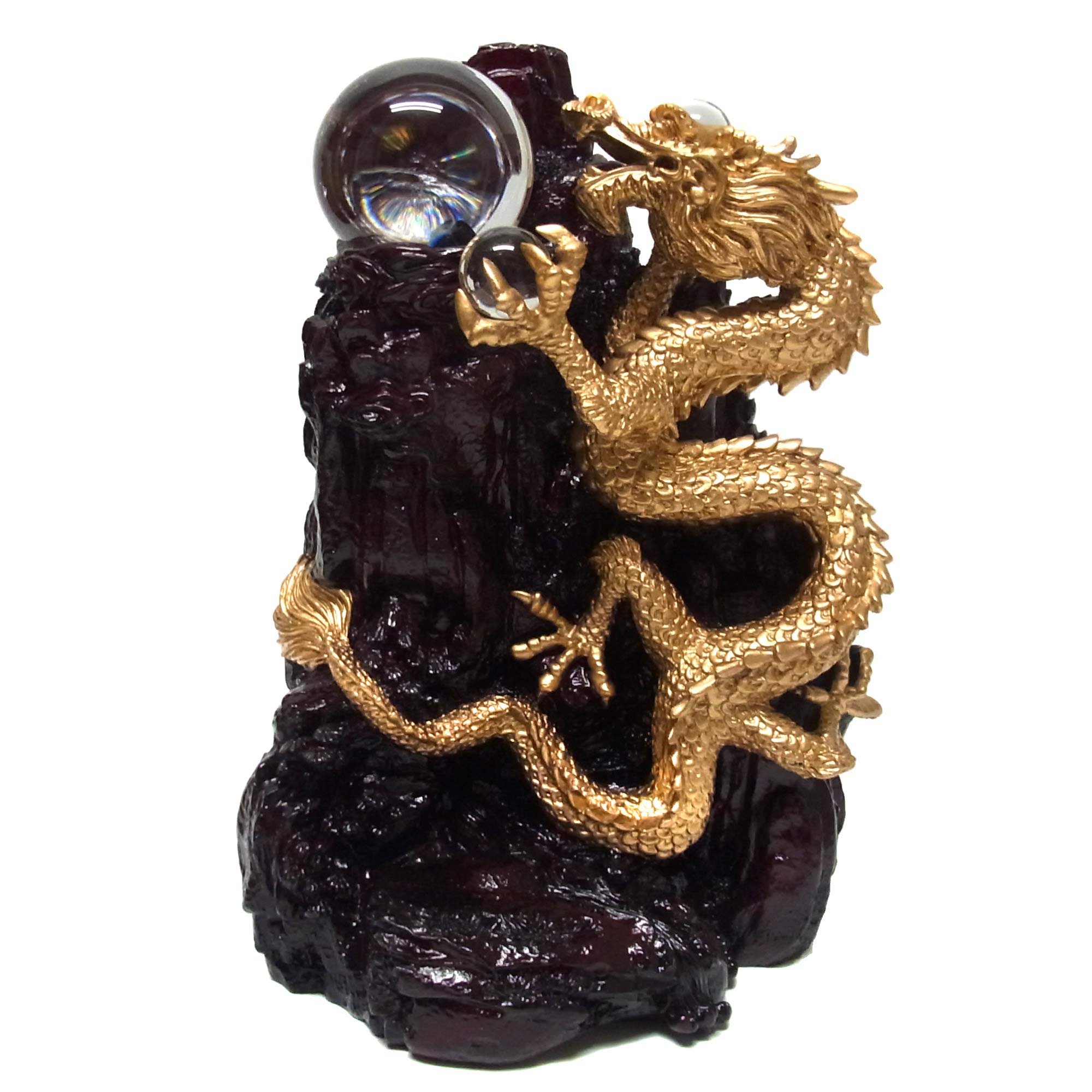 風水龍 置物 金龍上山 風水龍 置物 金龍上山（小）14cm : 仏像と縁起物の専門店 龍祥
