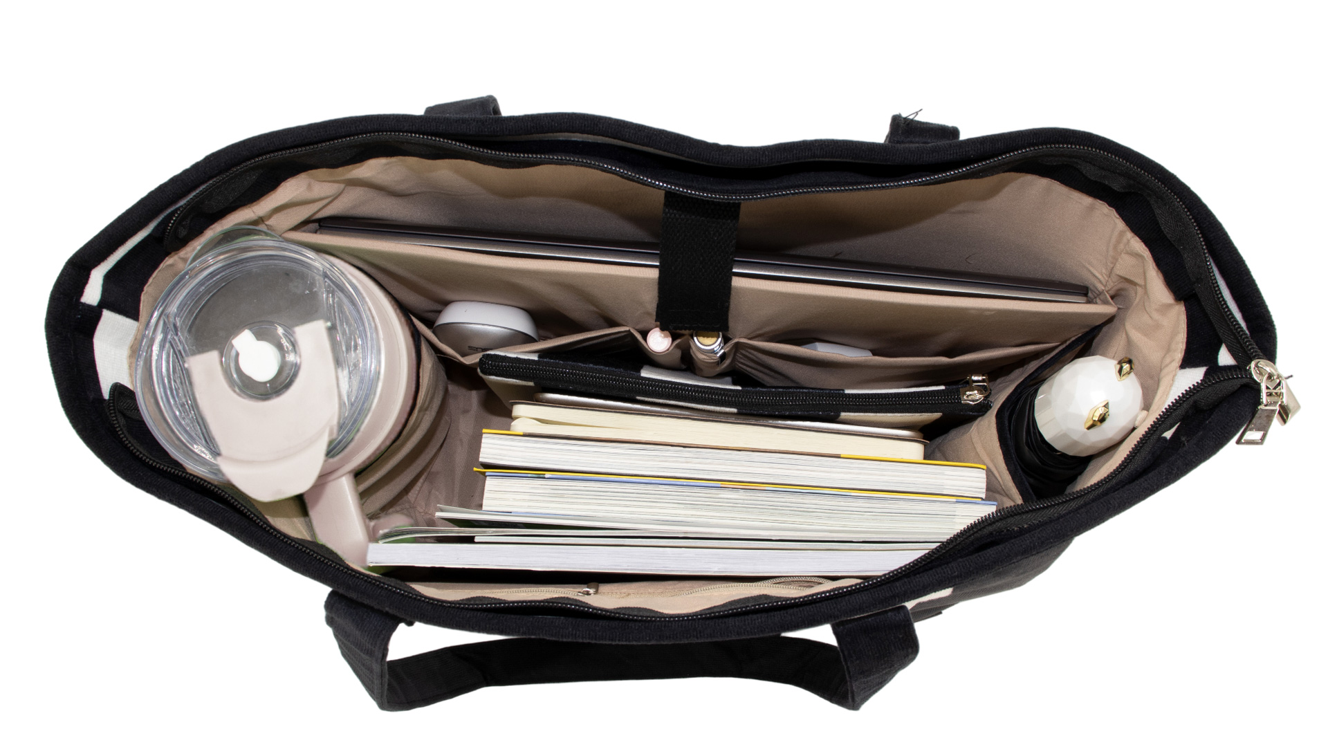 Bolso Tote de Pana para Mujer con Compartimento para Laptop miniatura 7