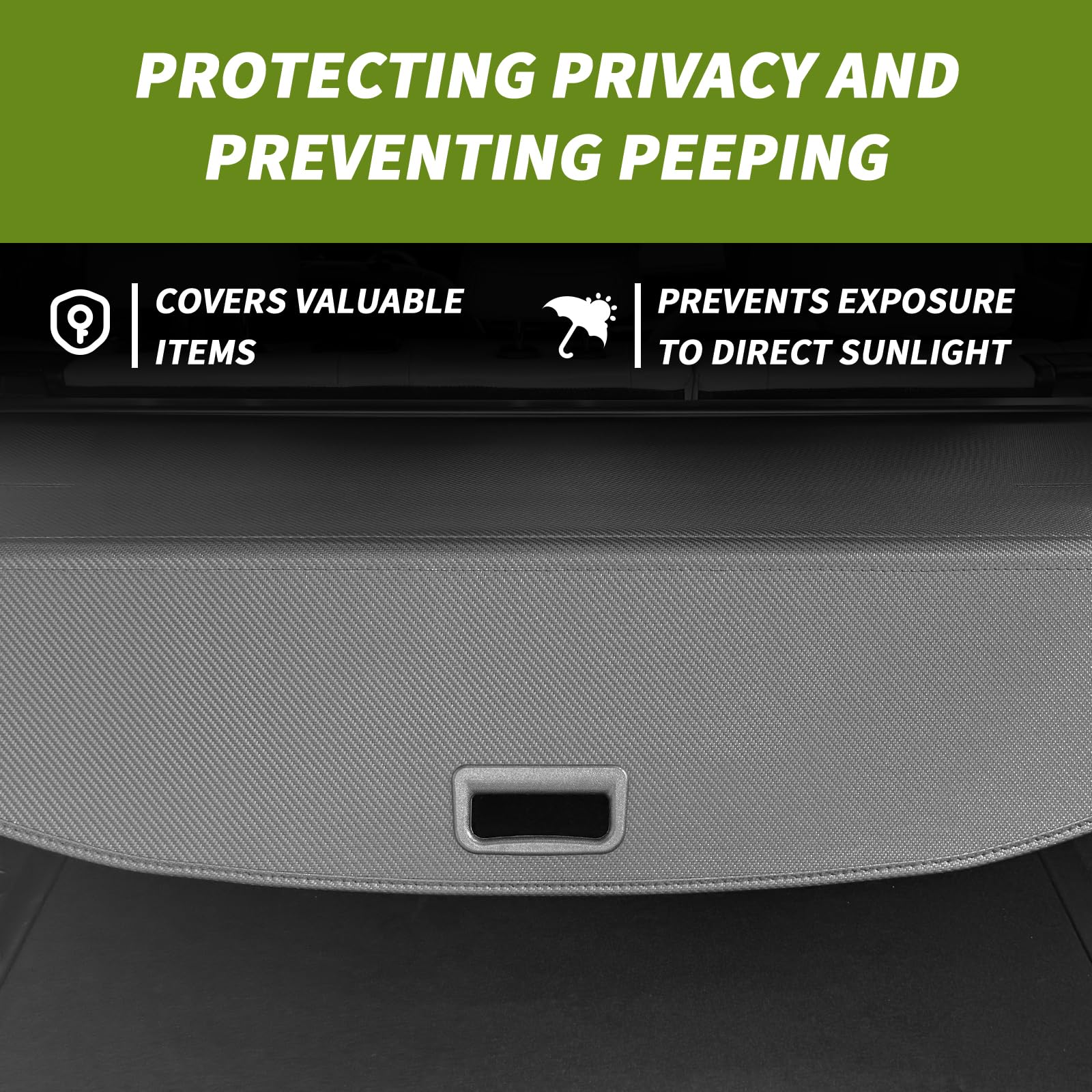 Trunk Cargo Retractable Cover Security Shield For Nissan Rogue Sport 2017-2022