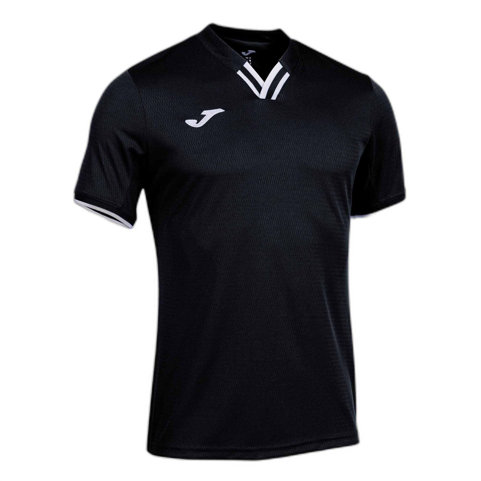 Joma Camiseta Manga Corta Toletum IV Negro Blanco Camiseta Unisex Adulto