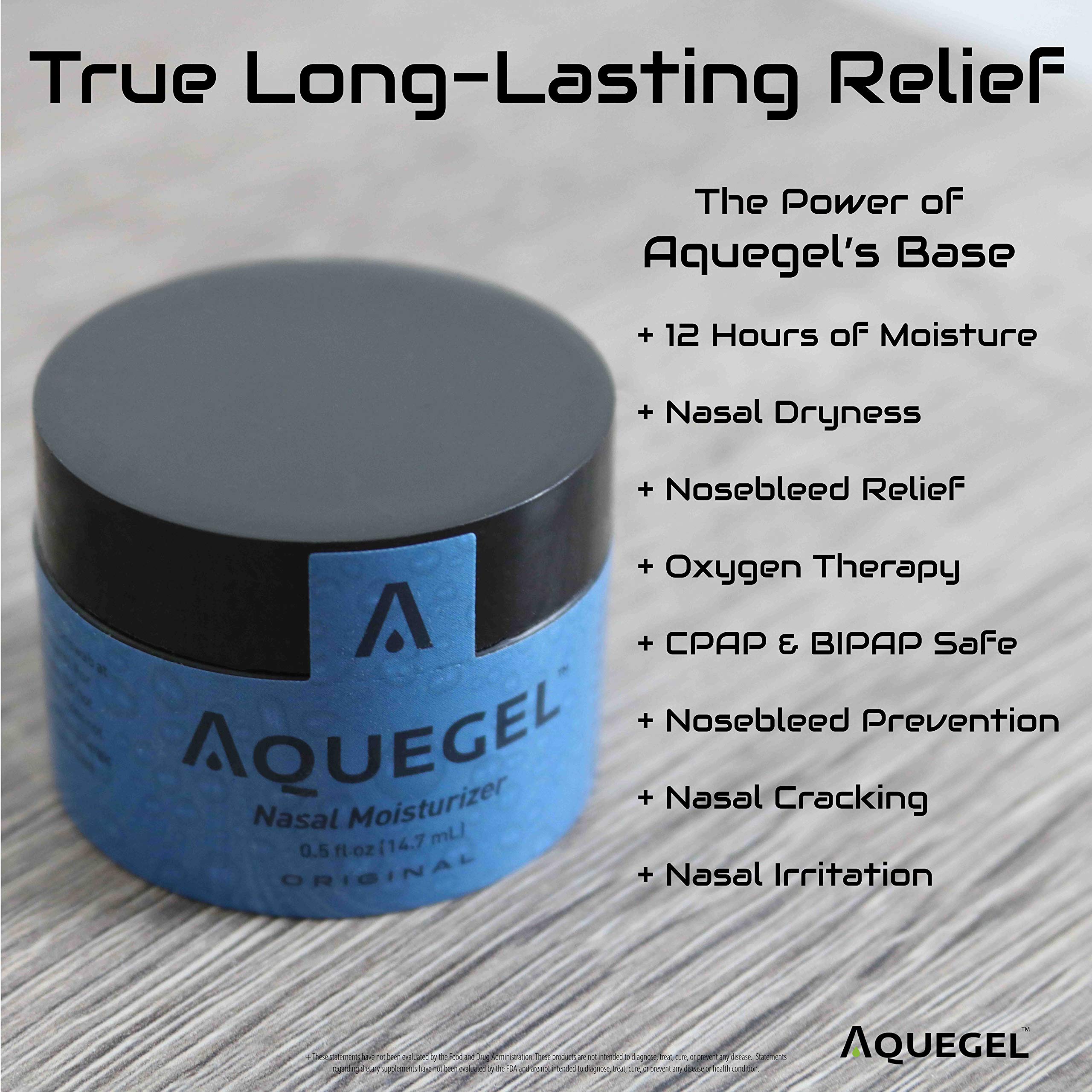 Aquegel Nasal Moisturizer (Original), 12Hour Nasal Moisture Relief