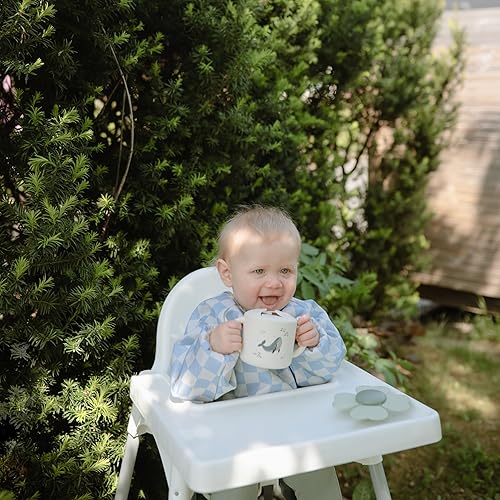 Miniatura 68 de mushie x Bluey Silicone Snack Cup | Contenedor de comida a prueba de derrames para niños pequeños y bebés (marfil azulado) Azul marfil,Bluey