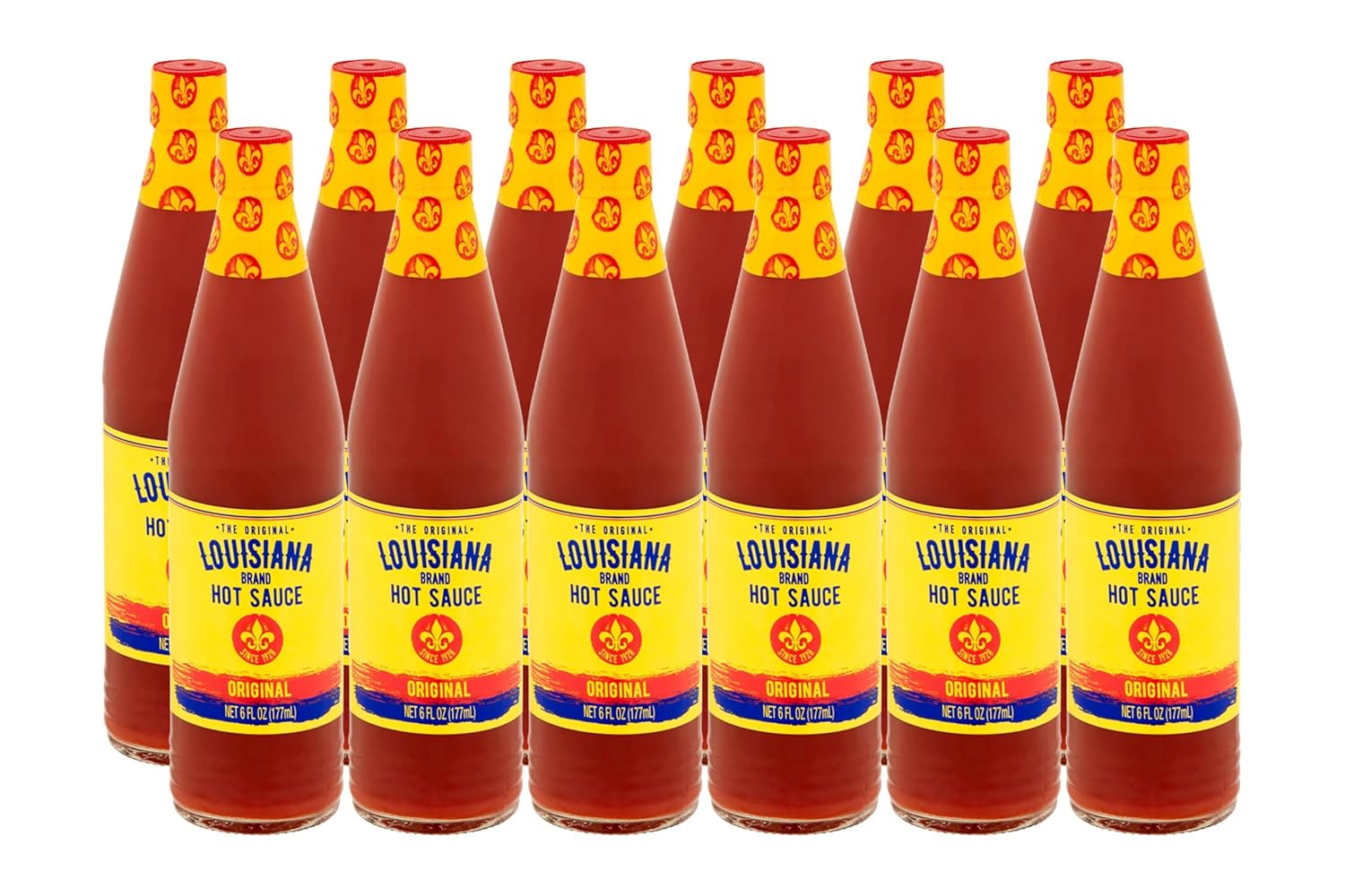 Louisiana Brand Hot Sauce, The Original Perfect Hot Sauce (6 Ounce (Pack of 12))