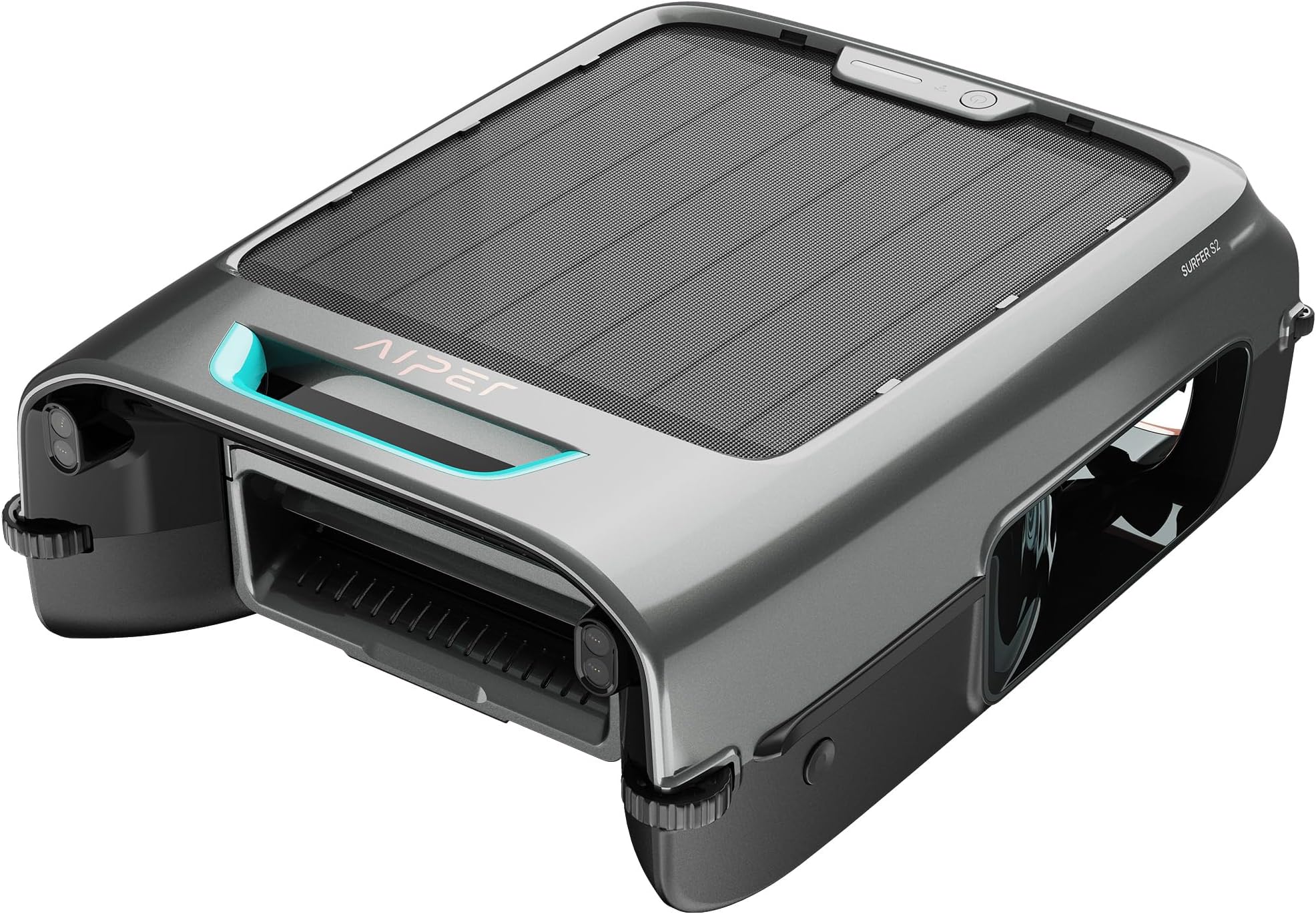 AIPER Surfer S2 Solar Pool Skimmer with APP Support, 24/7 Cleaning, Dual Charging Modes, Smart Obstacle Avoidance, Ideal for All Swimming Pool Types