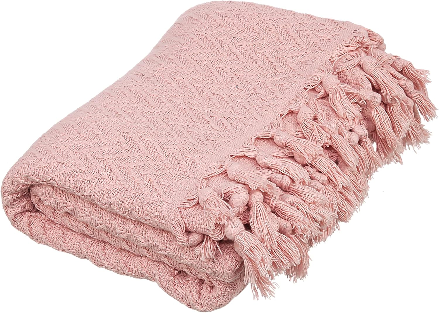 EVALAND 56 x 79 INCHES Turkish Cotton Blanket and Throw