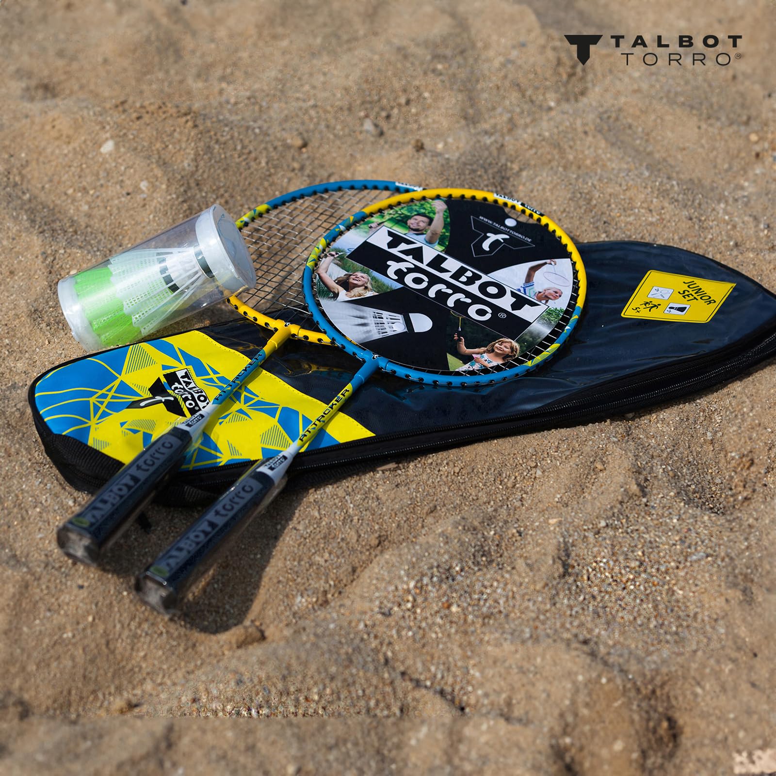 Talbot Torro Badminton-Set 2-Fighter & Badminton-Set Attacker Junior