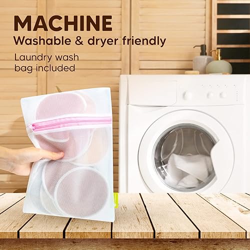 Miniatura 9 de KeaBabies Almohadillas de lactancia y almohadillas de lactancia reutilizables para lactancia materna  14 fundas lavables y bolsa de lavado  Paquete