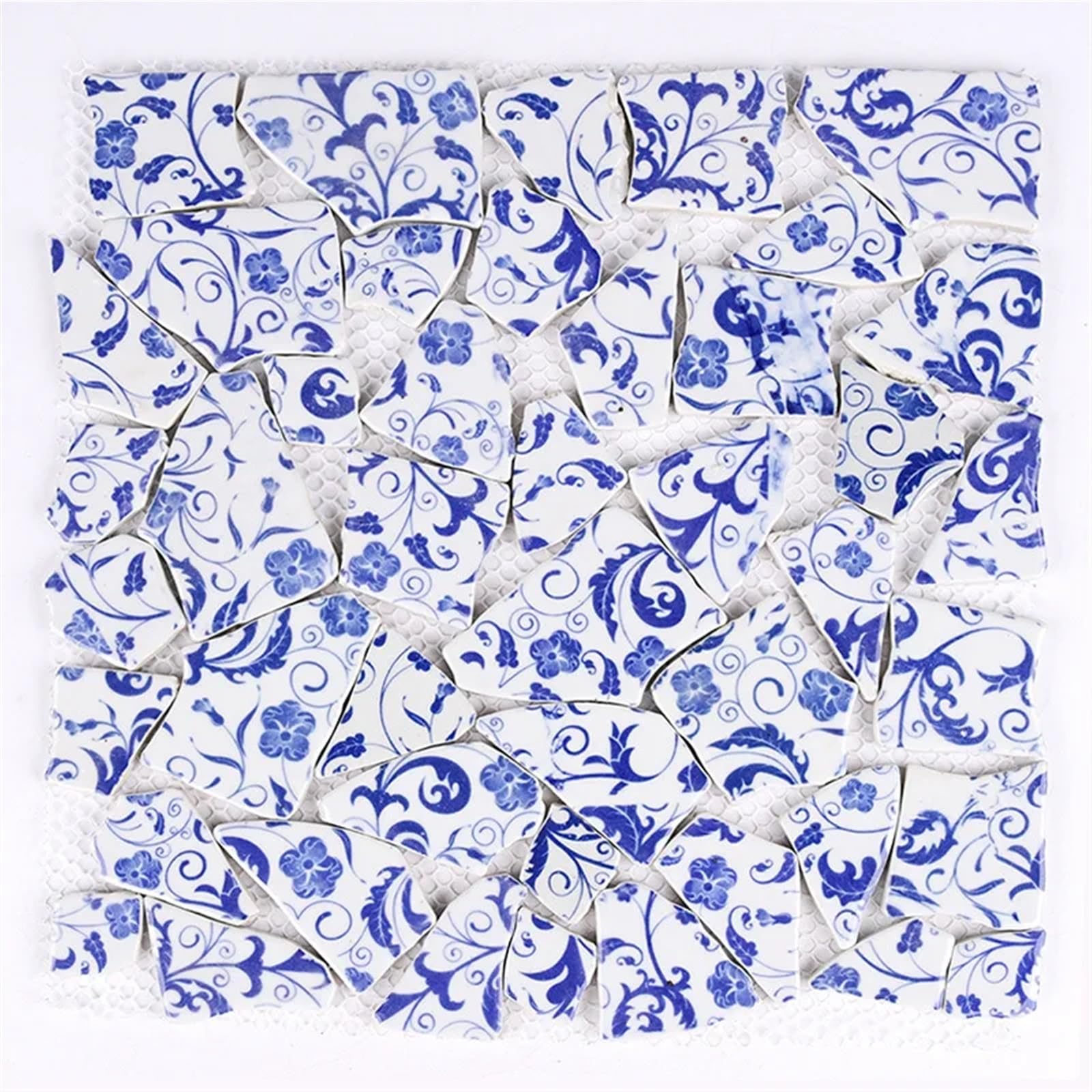 WBTAJZHY DIY Ceramic Mosaic Tiles 100g Multicolor Irregular Fragments(3)
