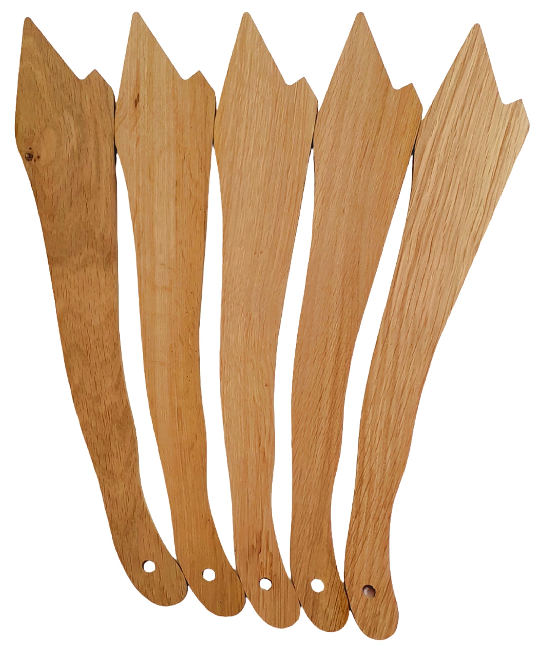 4 X Schiebestock für Tischkreissägen, Fräsen und Hobel,Bandsäge -Eiche 410x65x10 mm