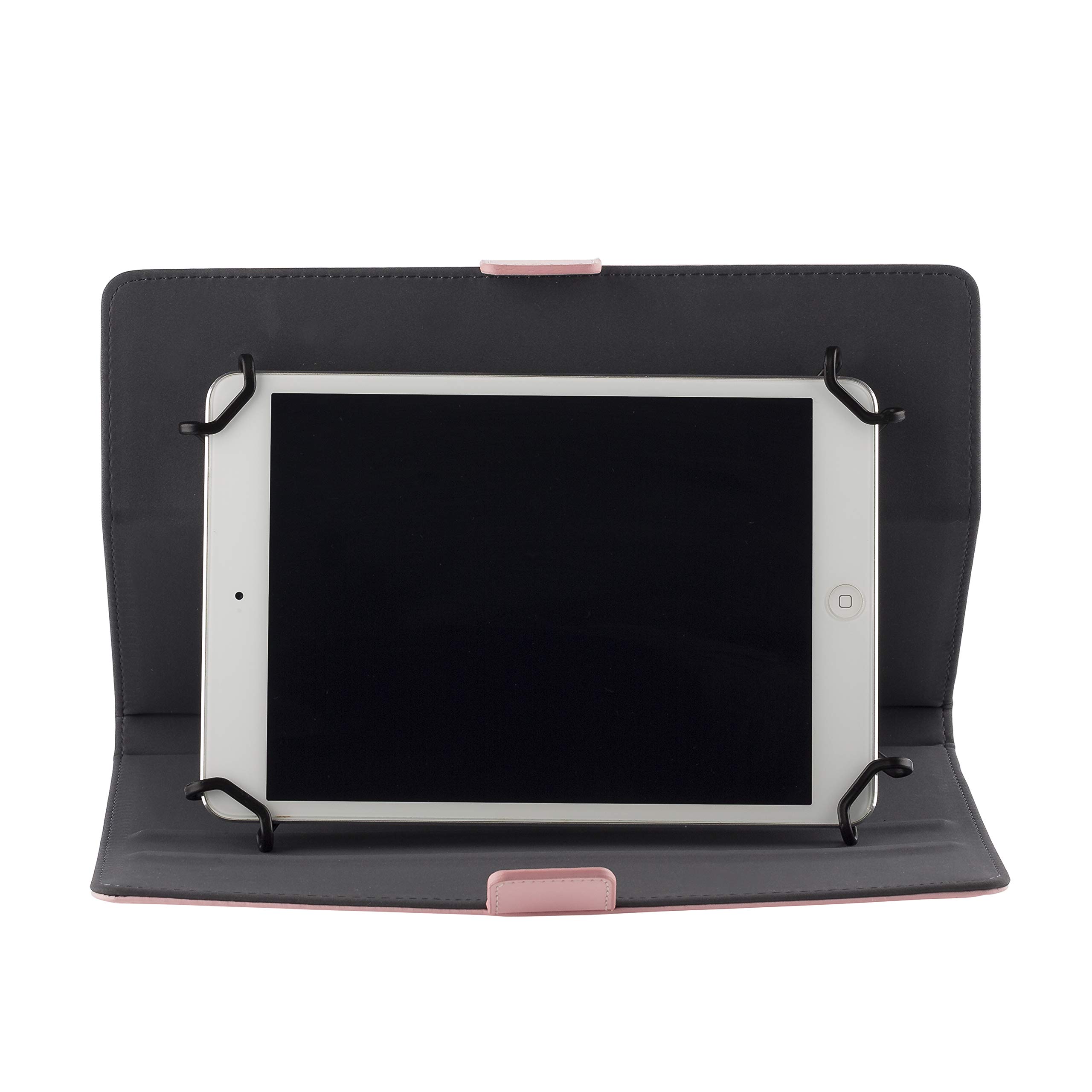 Mr Wonderful Wondee Funda Tablet Universal de 9,7" a 10,2" Pulgadas - Tipo Libro con Diseño Moments, Rosa