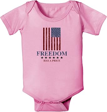 TOOLOUD Freedom Flag Color Baby Romper Bodysuit