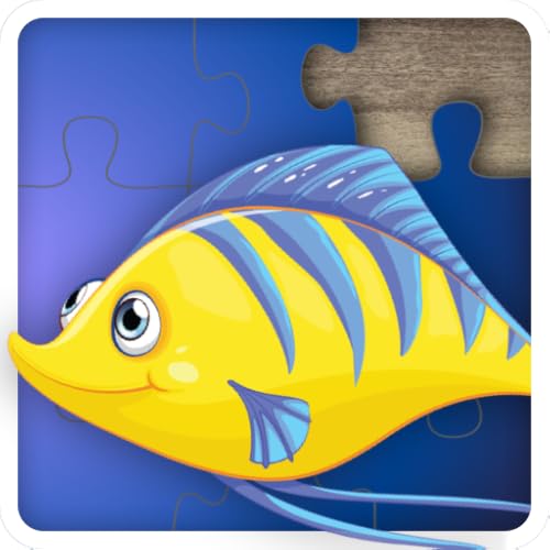 Fun Ocean Fish Jigsaw Puzzles for kids and toddlers - Free to try Edition - Educational Jigsaw Puzzle Game for Kids and Preschoolers, Boys and Girls from 1 - 10 years old
