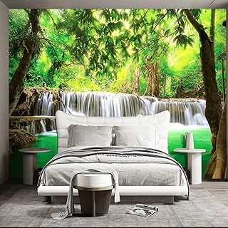 12 Living Room Column Decor Ideas for Stylish Integrated Design 32 Forest Landscape Wall murals Woodland Tree Peel and Stick Wallpaper for ...