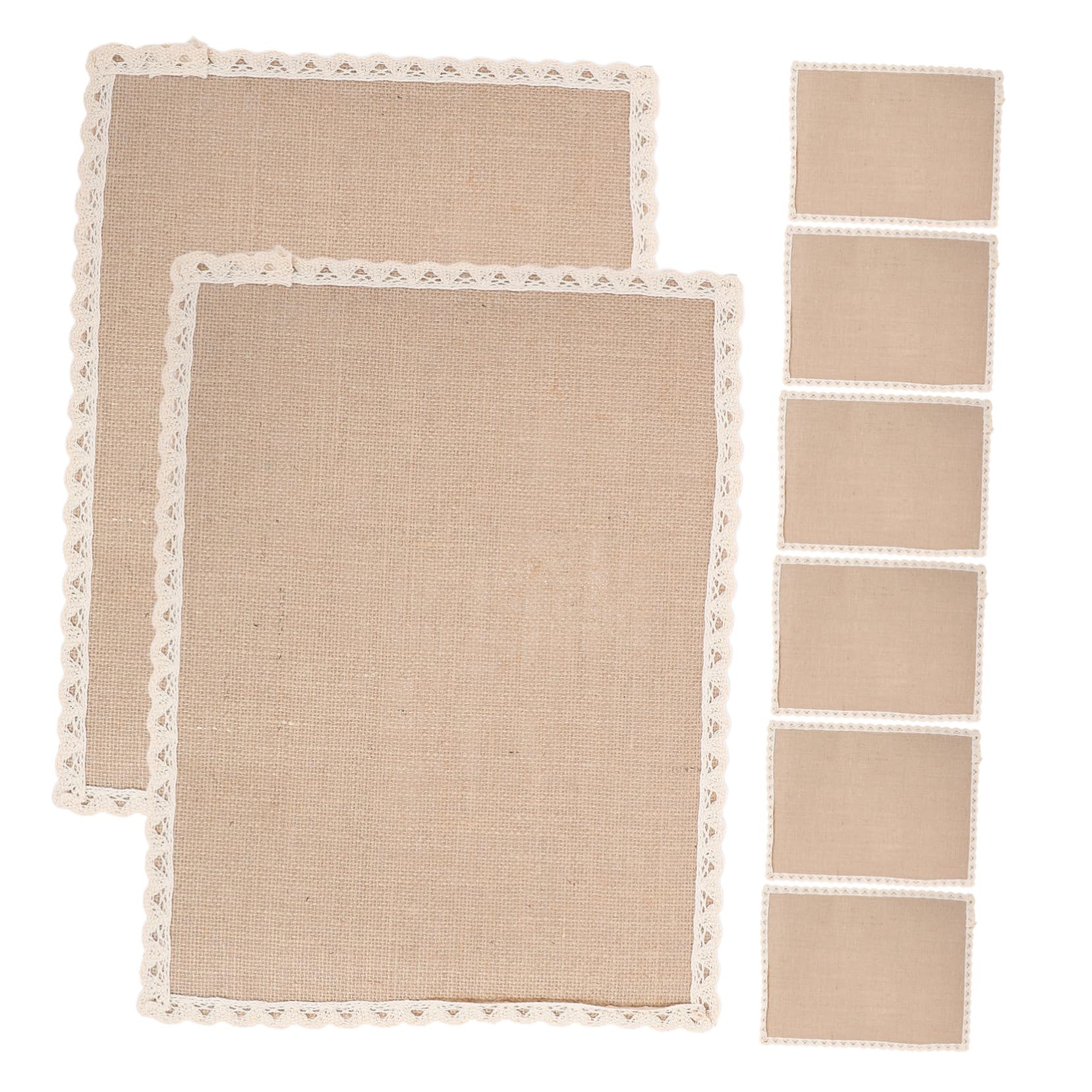 Set de table en jute tissé lavable et résistant pour protéger vos tables