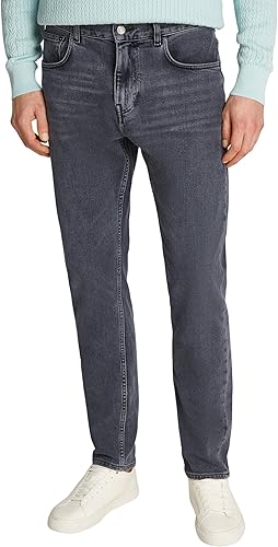 Tommy Hilfiger Vaqueros Hombre Harlemn Tapered Fit, Gris (Trevor Grey), 34W/29L