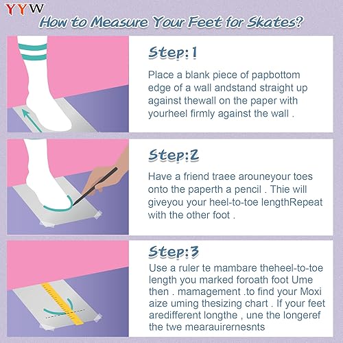 Miniatura 6 de YYWRollerSkatesforWomenGirlsClassicDouble-RowRollerSkatesHigh-topPULeatherRollerSkateShoesIndoorOutdoorRollerSkates