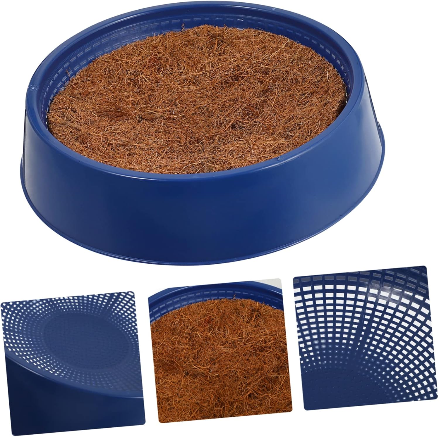 1set Plastic Pigeon Egg Basin Nest Mesh Design and Comfortable Pads for Breeding and Hatching Pigeons Quails and Birds