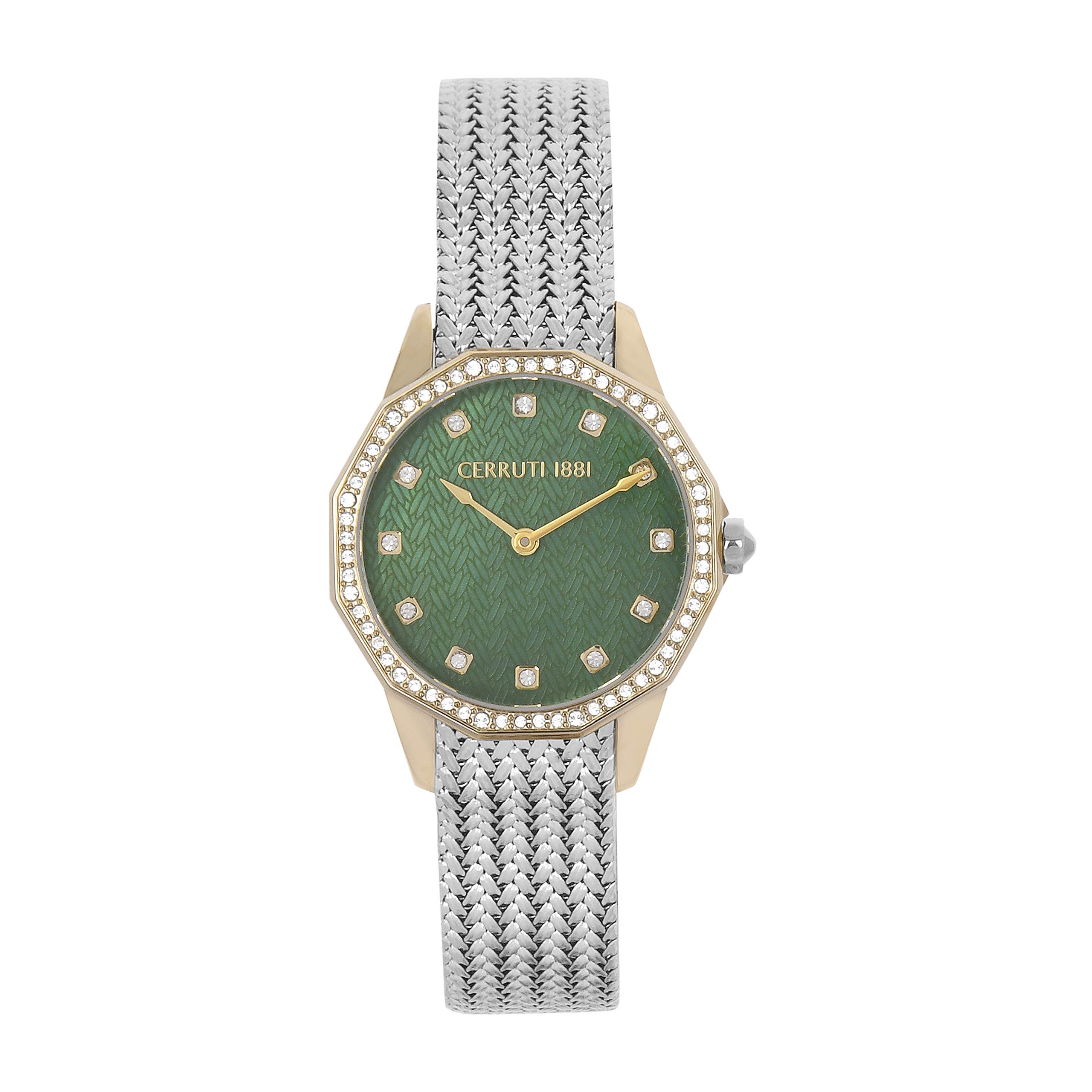 Cerruti 1881 Jesina Analog Green Dial Womens Watch-CRM25305 (B08P8LNHKX) Amazon Price History, Amazon Price Tracker