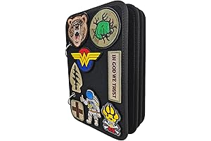 Patch Display Book with Removable Metal Ring Binders