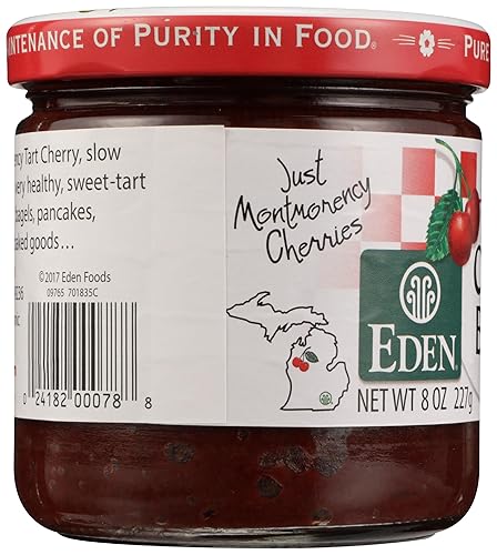 Miniatura 6 de Bote de cristal orgánico de manteca de cereza Eden de 8.0 fl oz
