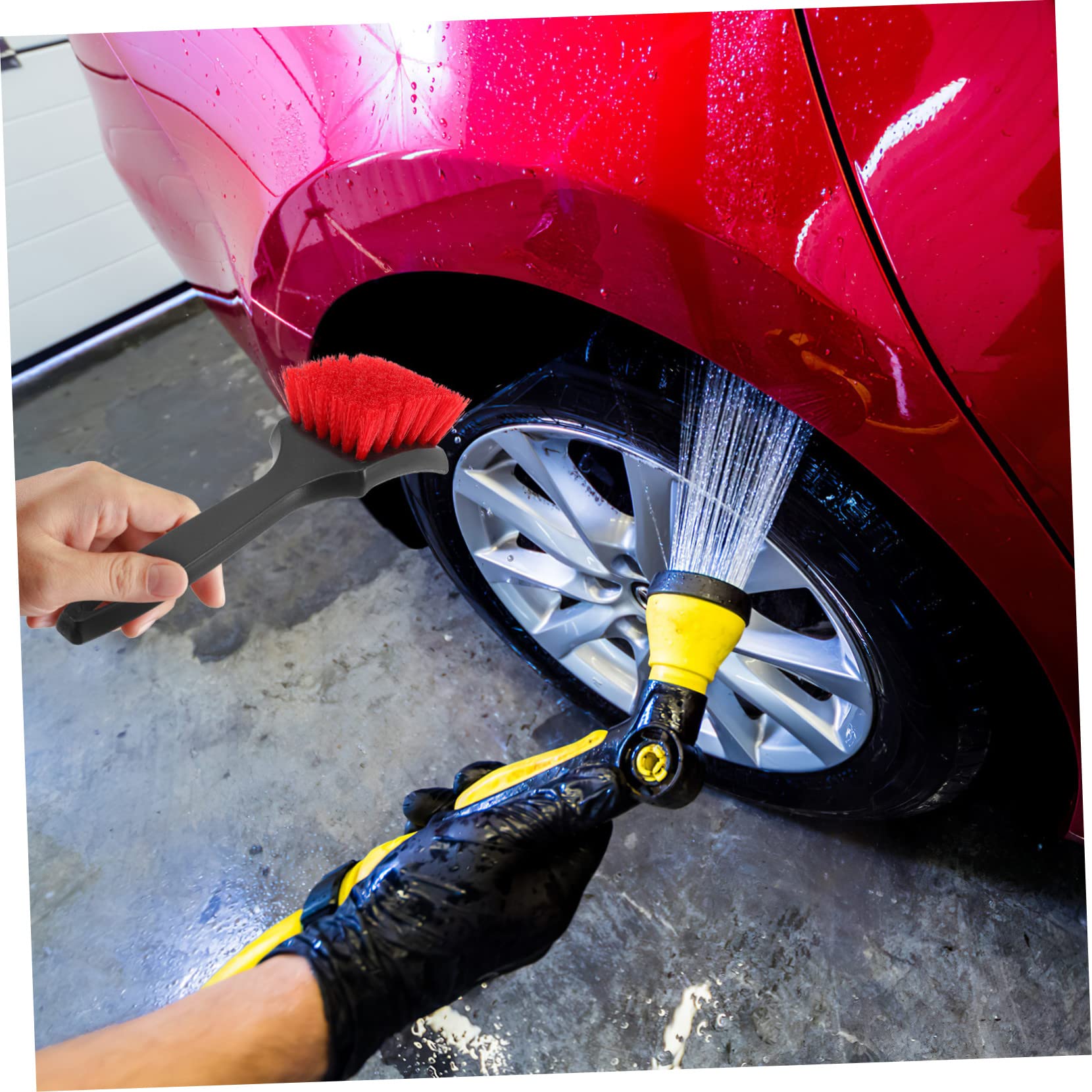 Brosse De Nettoyage Universelle Pour Jantes, Poils Doux à