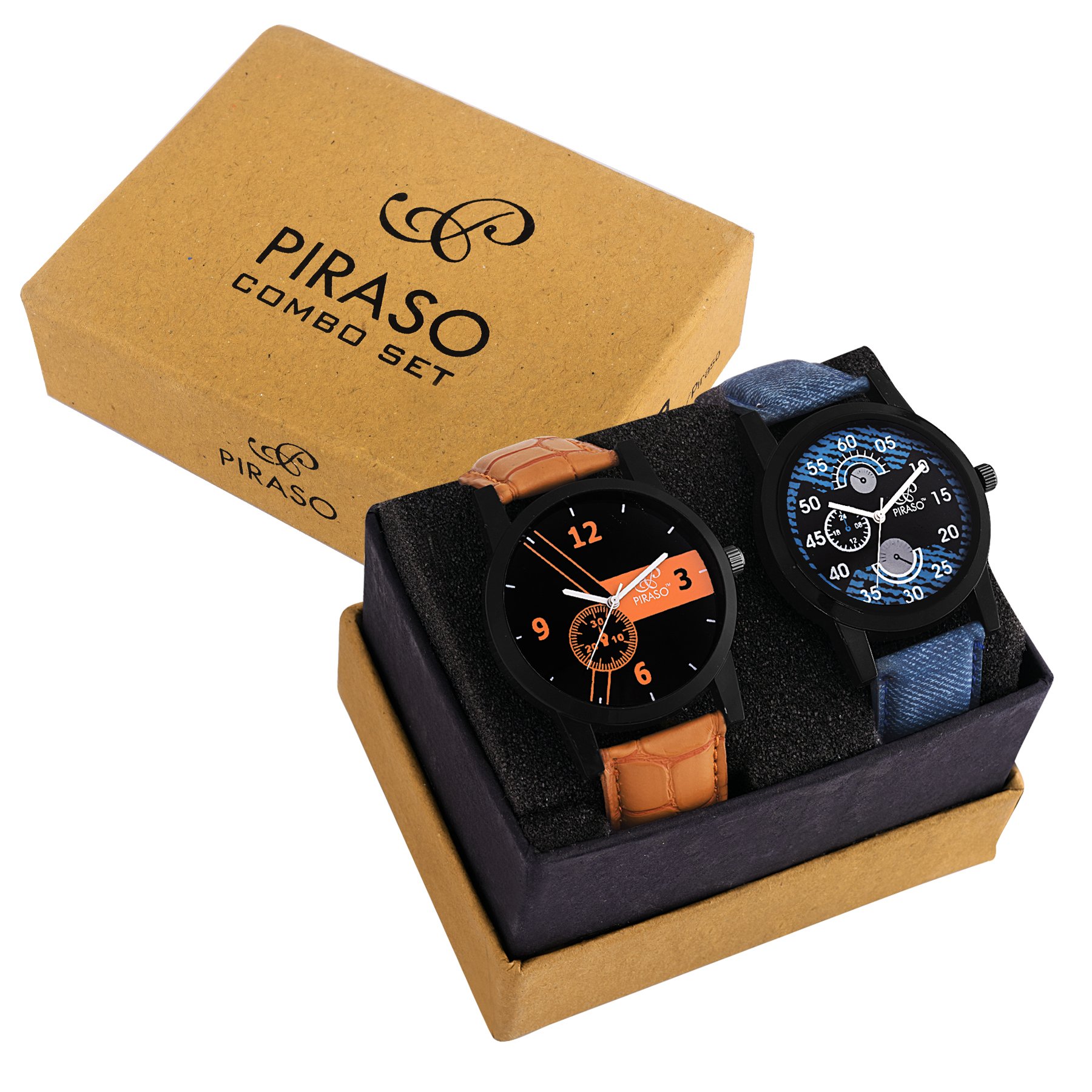 Piraso Analog Black Dial Mens Watch-PW2-OD (B078XFBV7D) Amazon Price History, Amazon Price Tracker